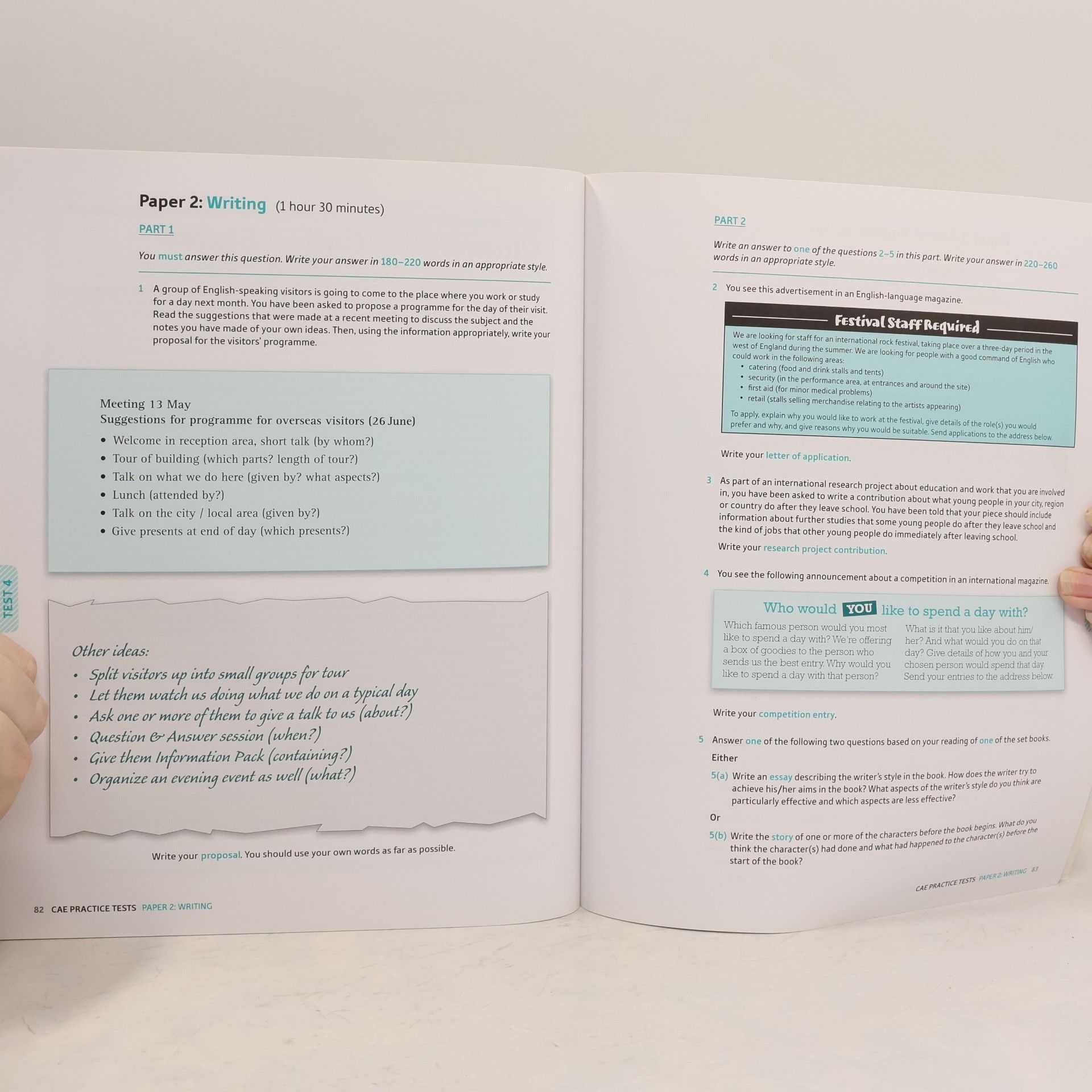 Mark Harrison CAE practice tests with key