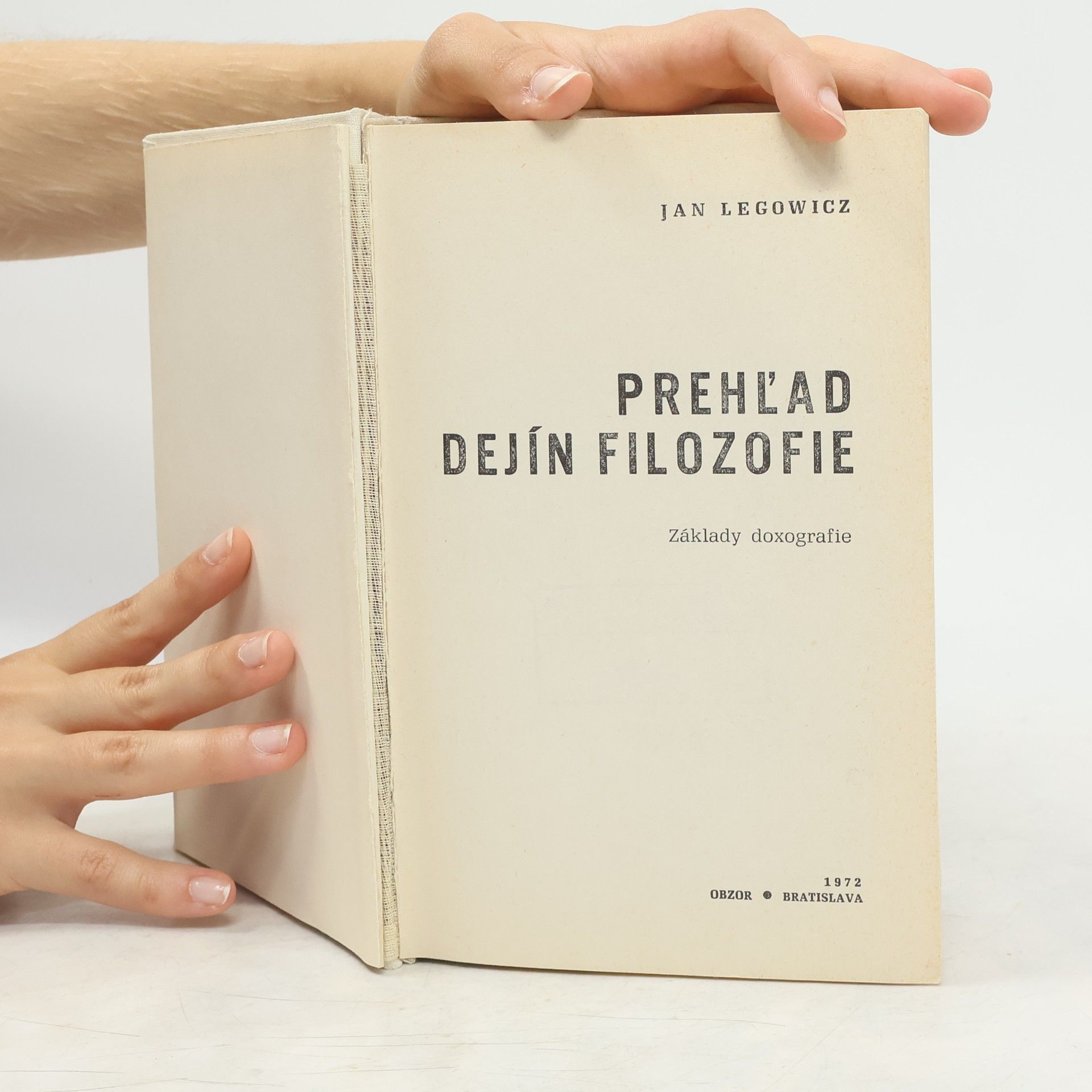 Jan Legowicz Prehľad dejín filozofie