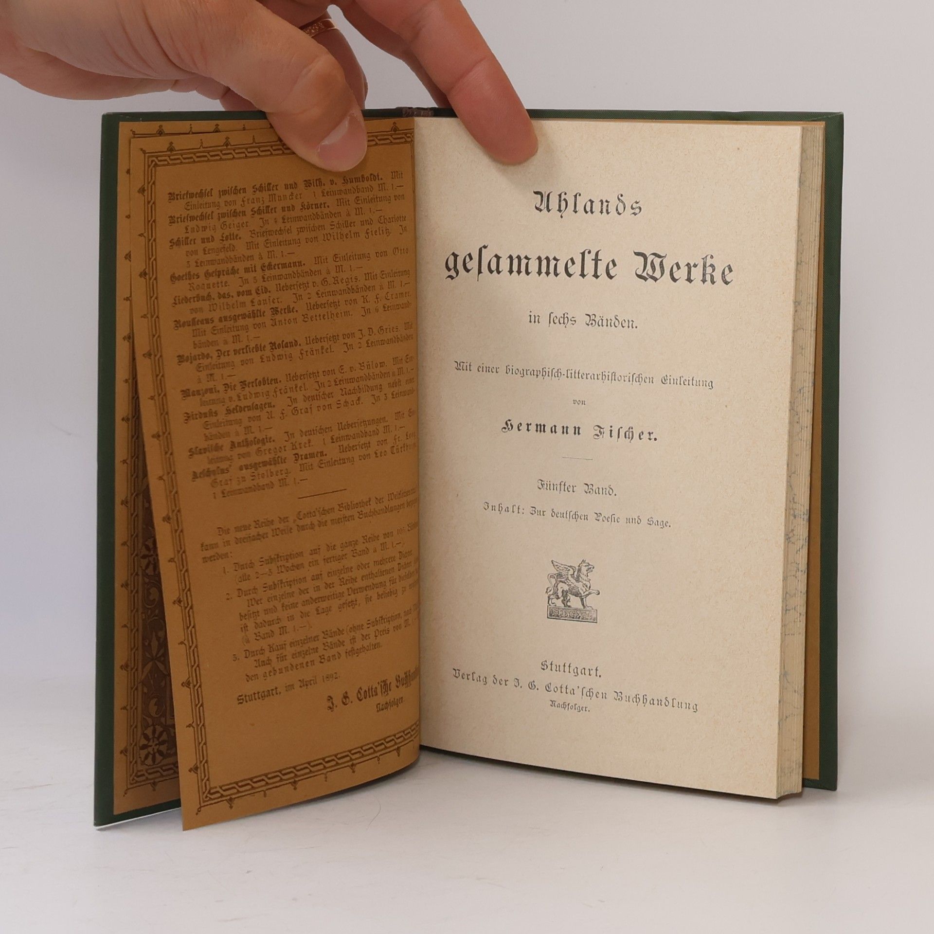 Hermann Fischer Ahlands gesammelte Werke 5
