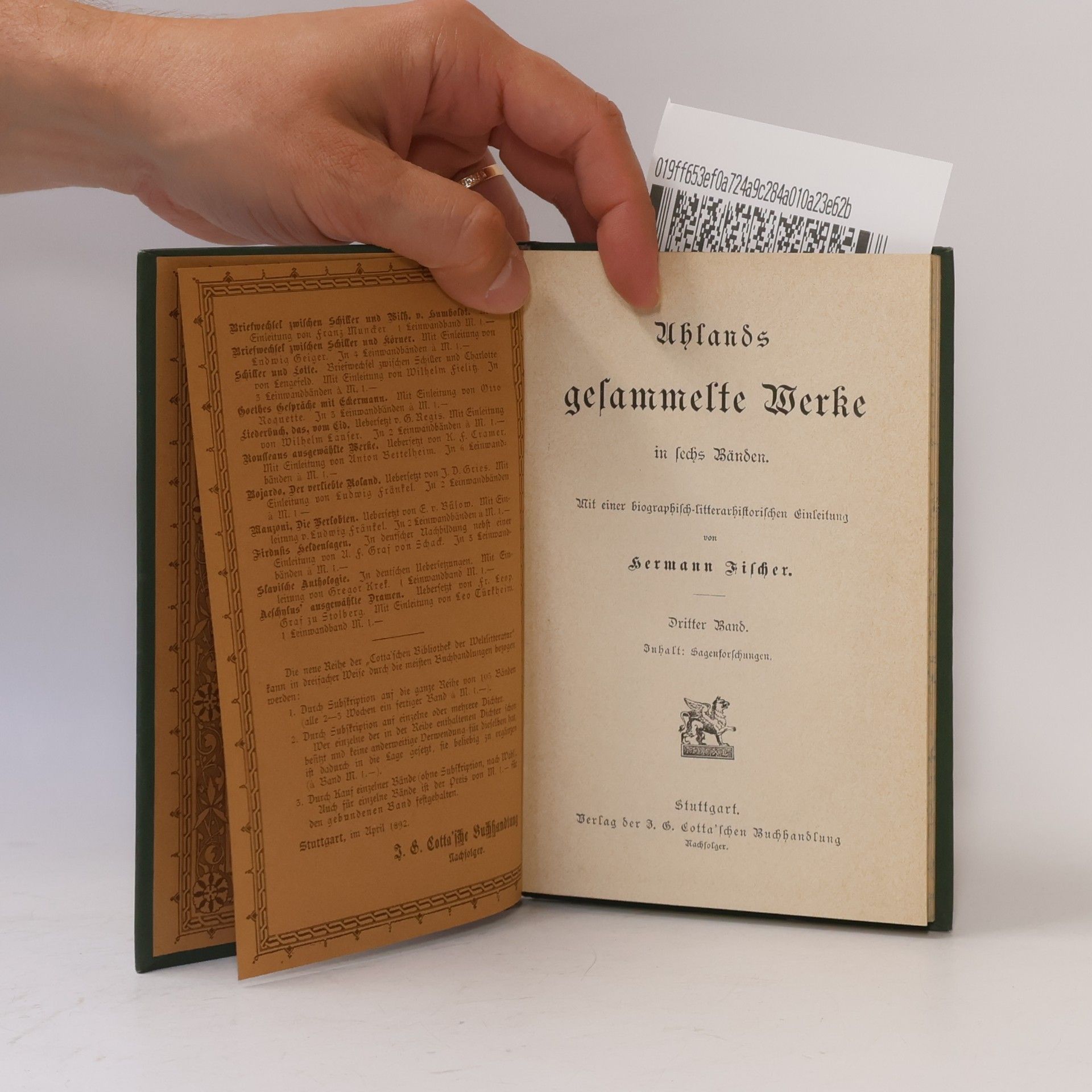 Hermann Fischer Ahlands Gesammelte Werke 3