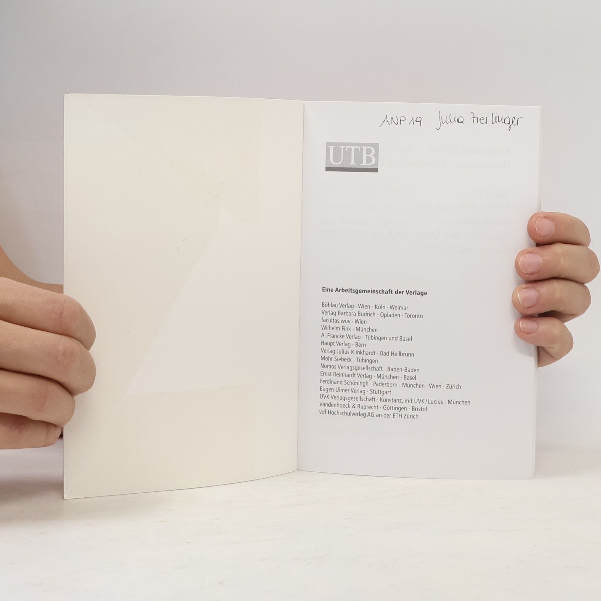 Ulrike Scheuermann Schreibdenken