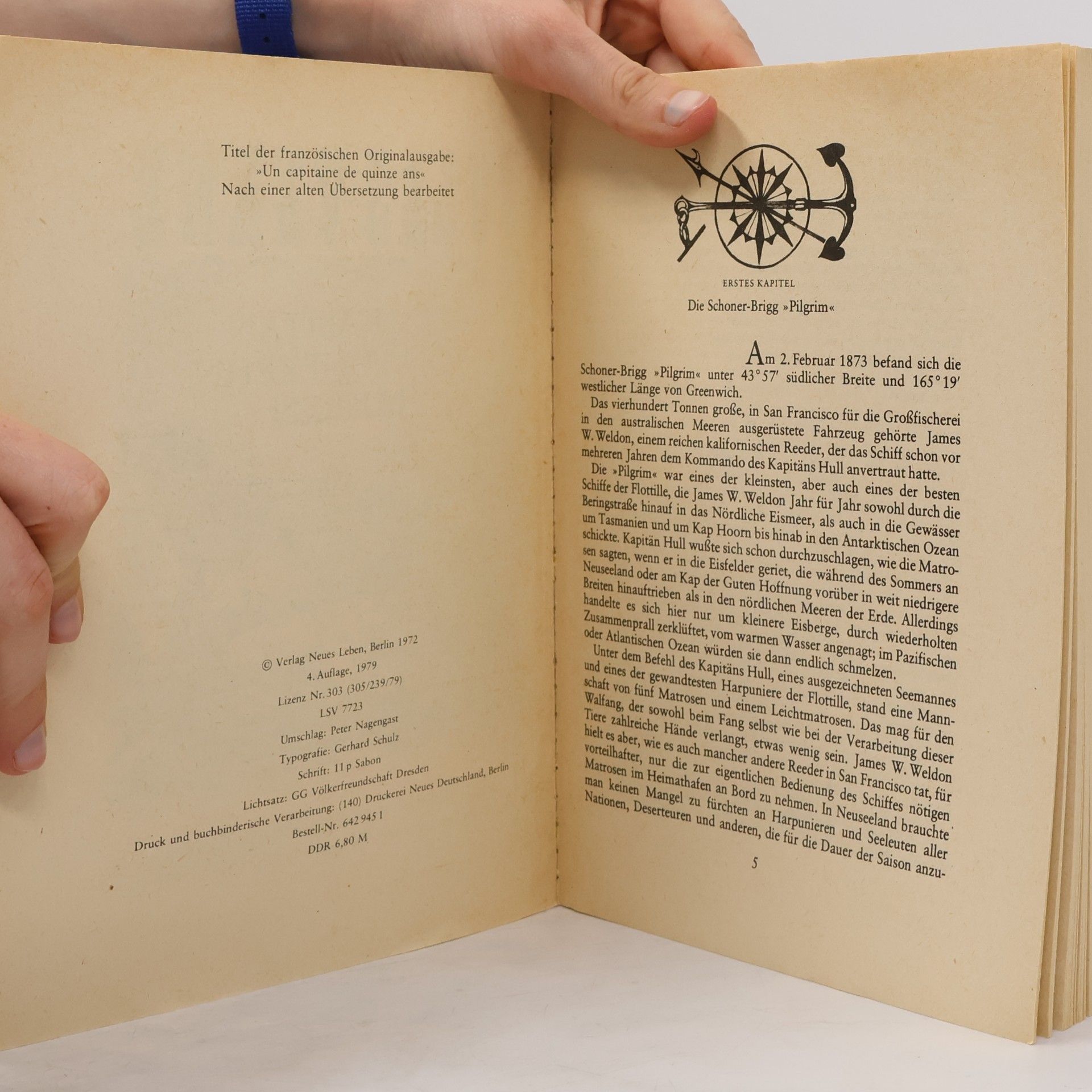 Jules Verne Ein Kapitän von 15 Jahren