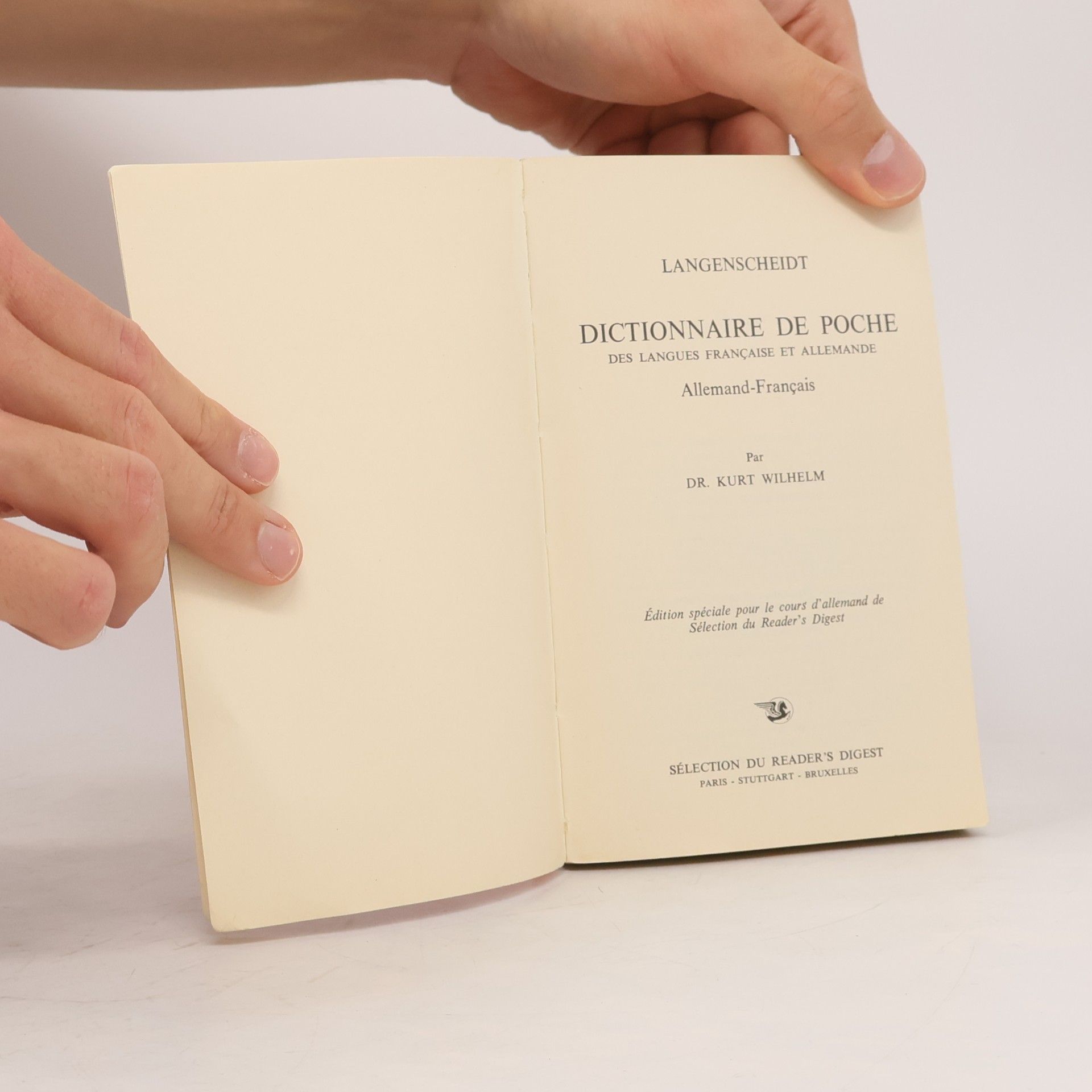 Kurt Wilhelm Langenscheidts II. Taschenworterbuch