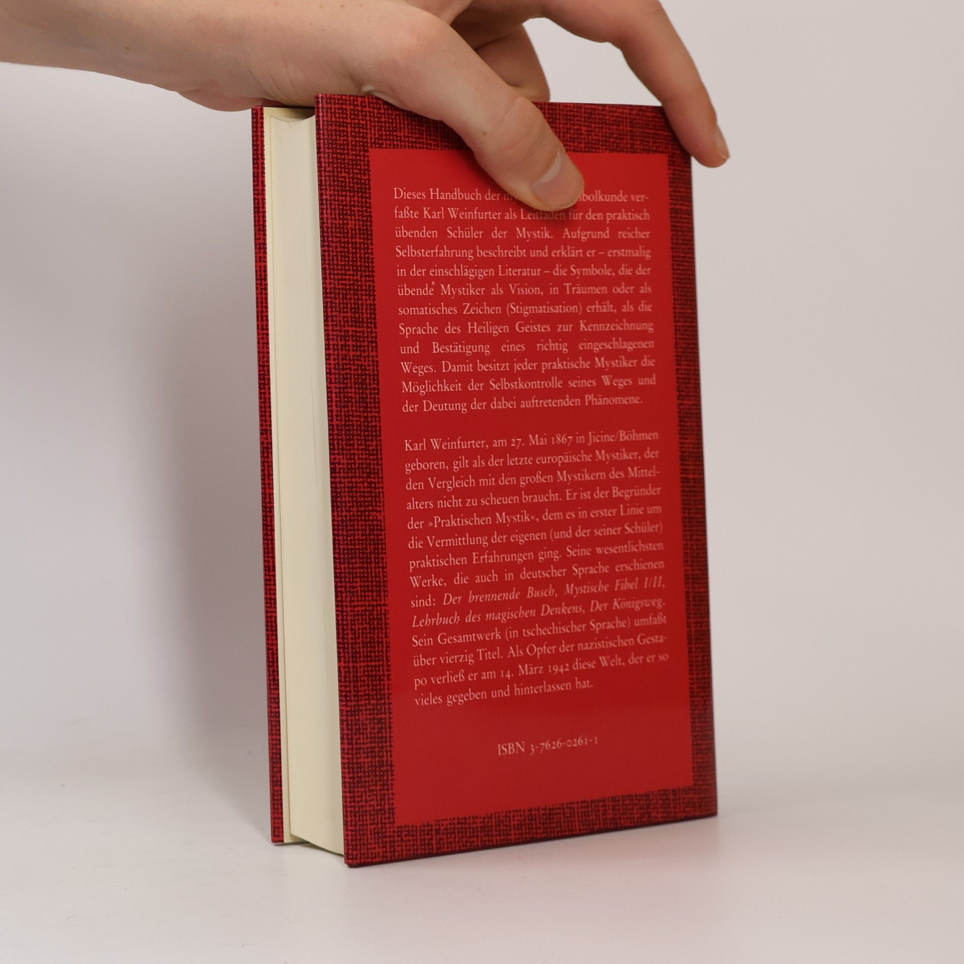 Karel Weinfurter Mystische Fibel: Erstes und Zweites Buch
