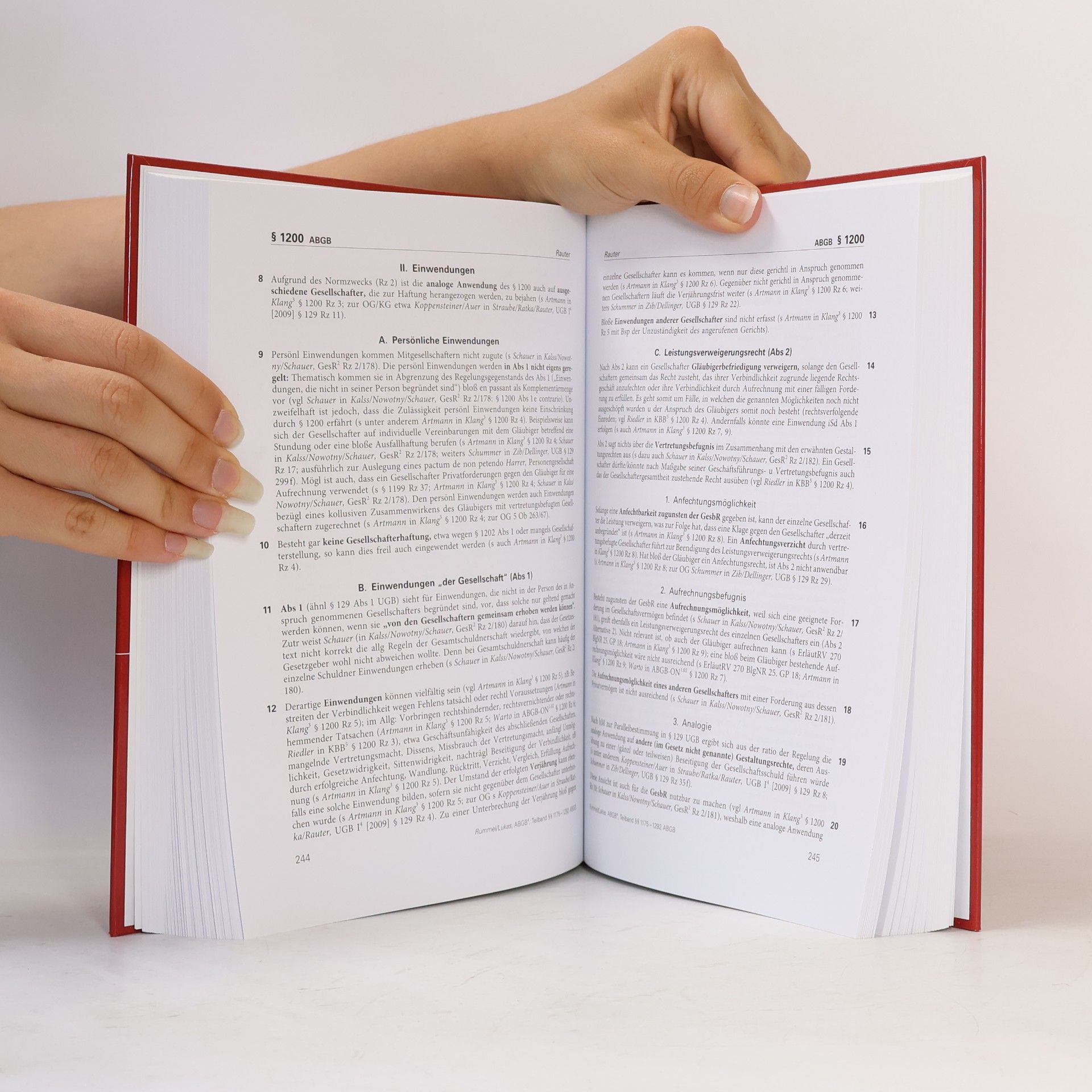 Rummel Kommentar zum Allgemeinen Bürgerlichen Gesetzbuch