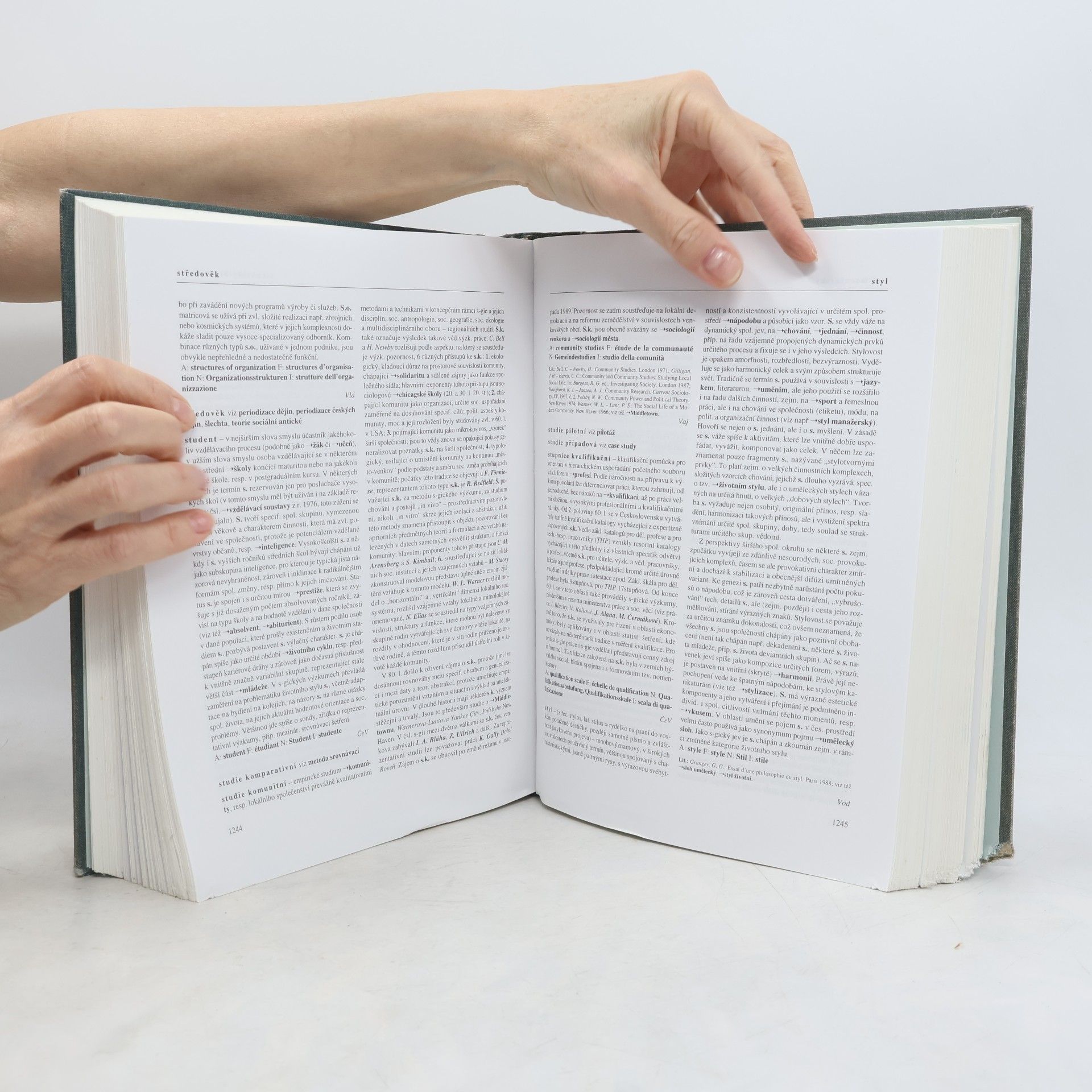 Miloslav Petrusek Velký sociologický slovník. 2. svazek, P-Ž