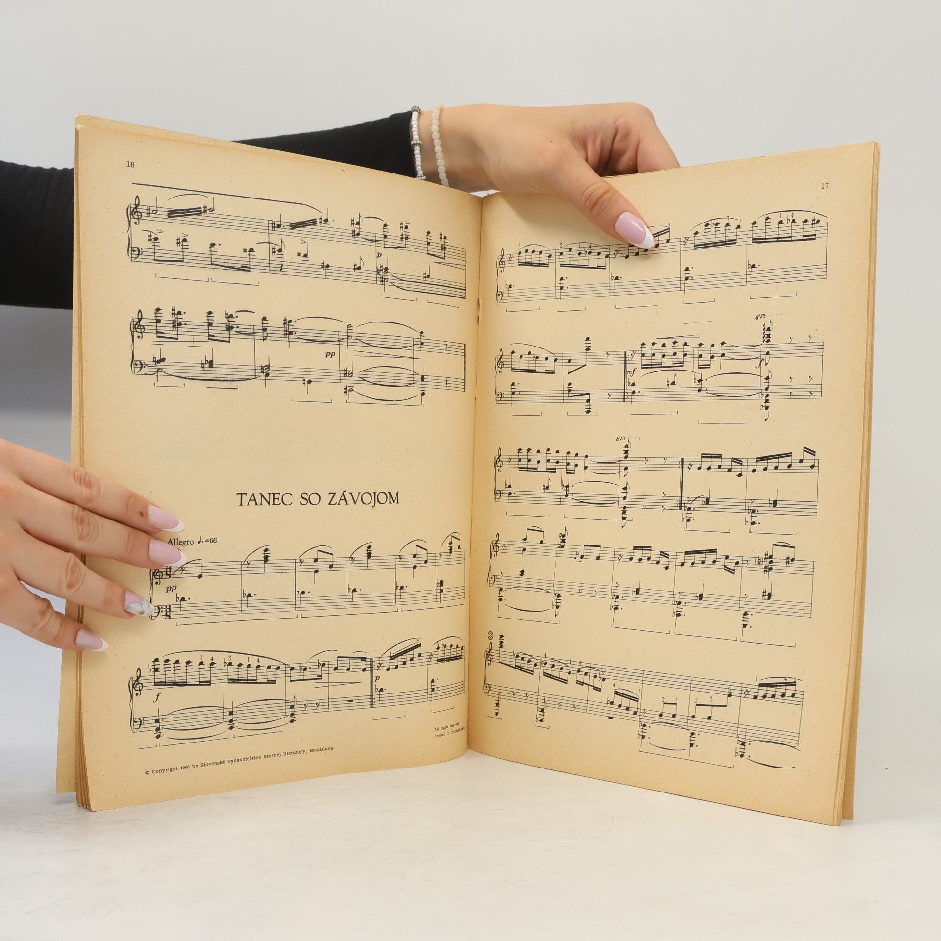 Šimon Jurovský Tance z baletu Rytierska balada piano solo