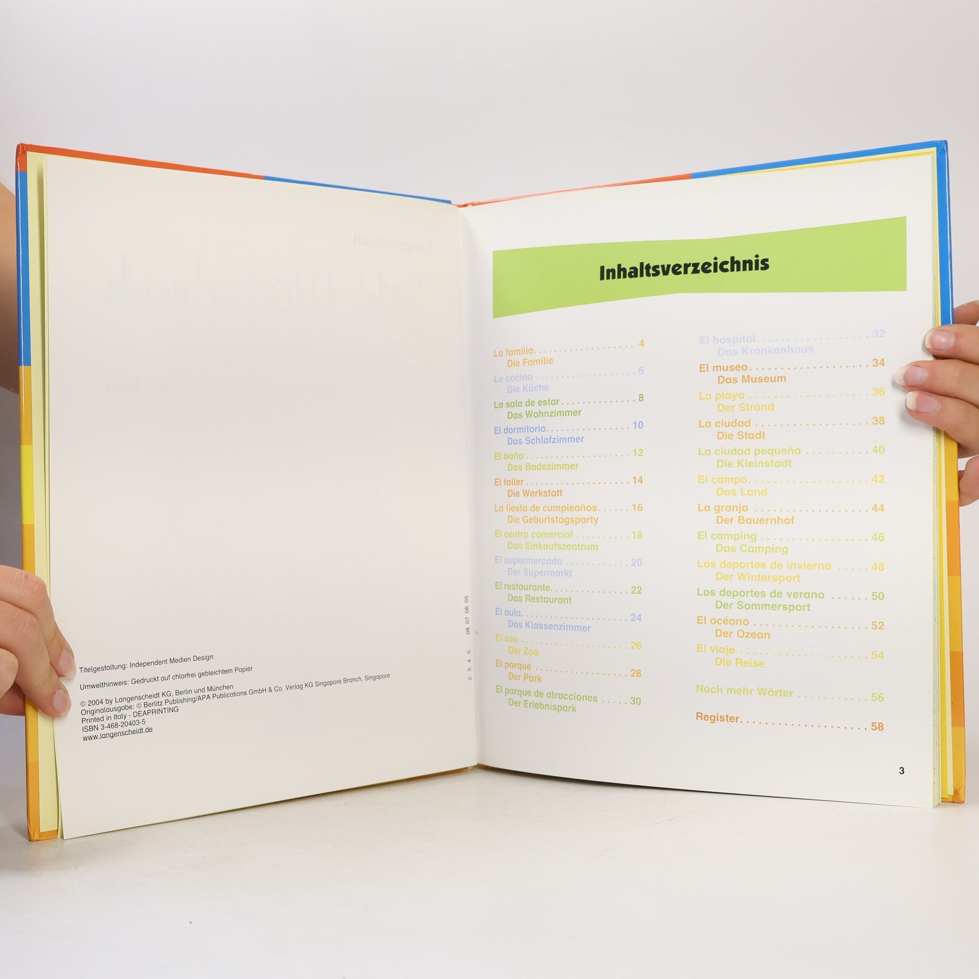 Langenscheidt, Bild-Wörterbuch Spanisch