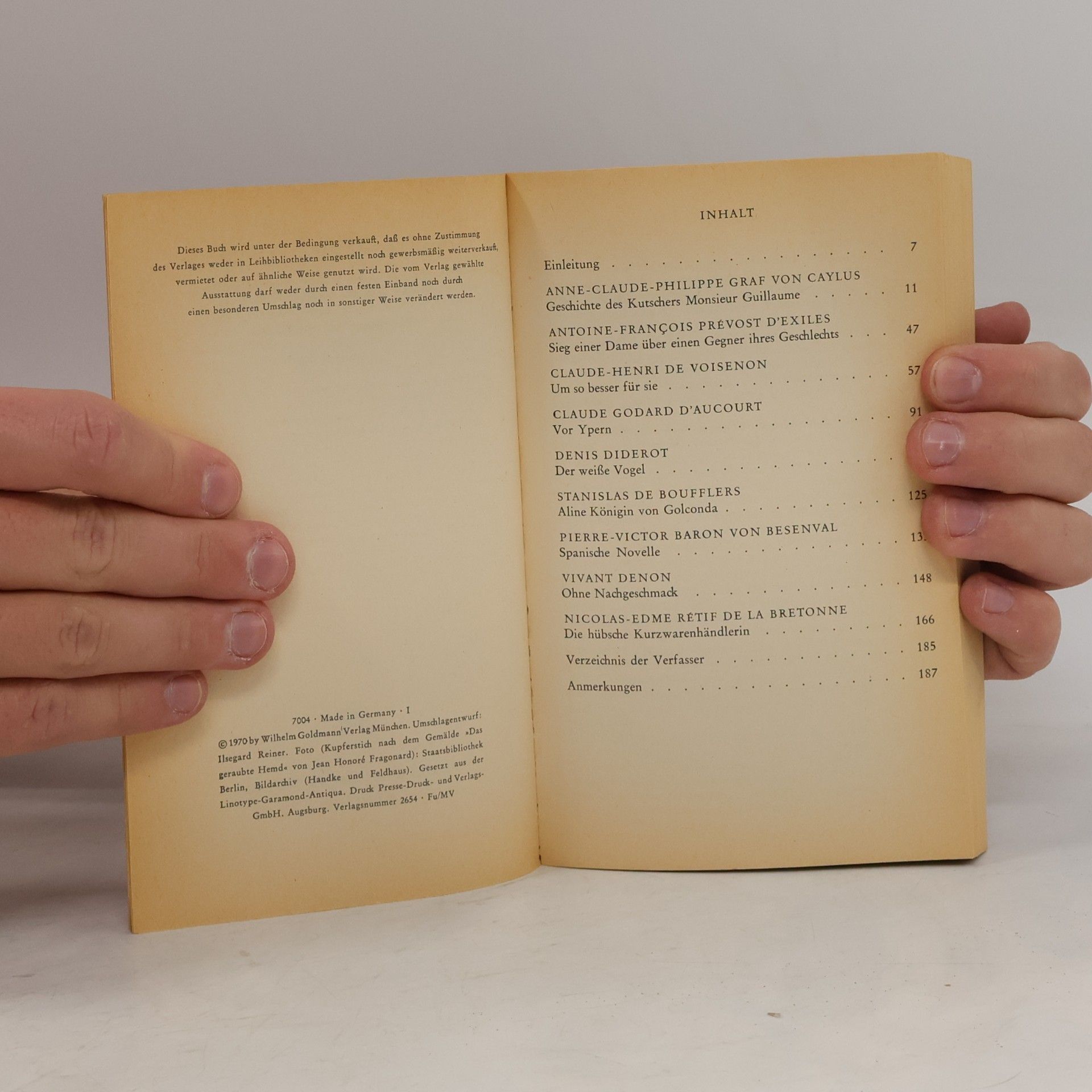 Autorenkollektiv Französische Erzähler der galanten Zeit