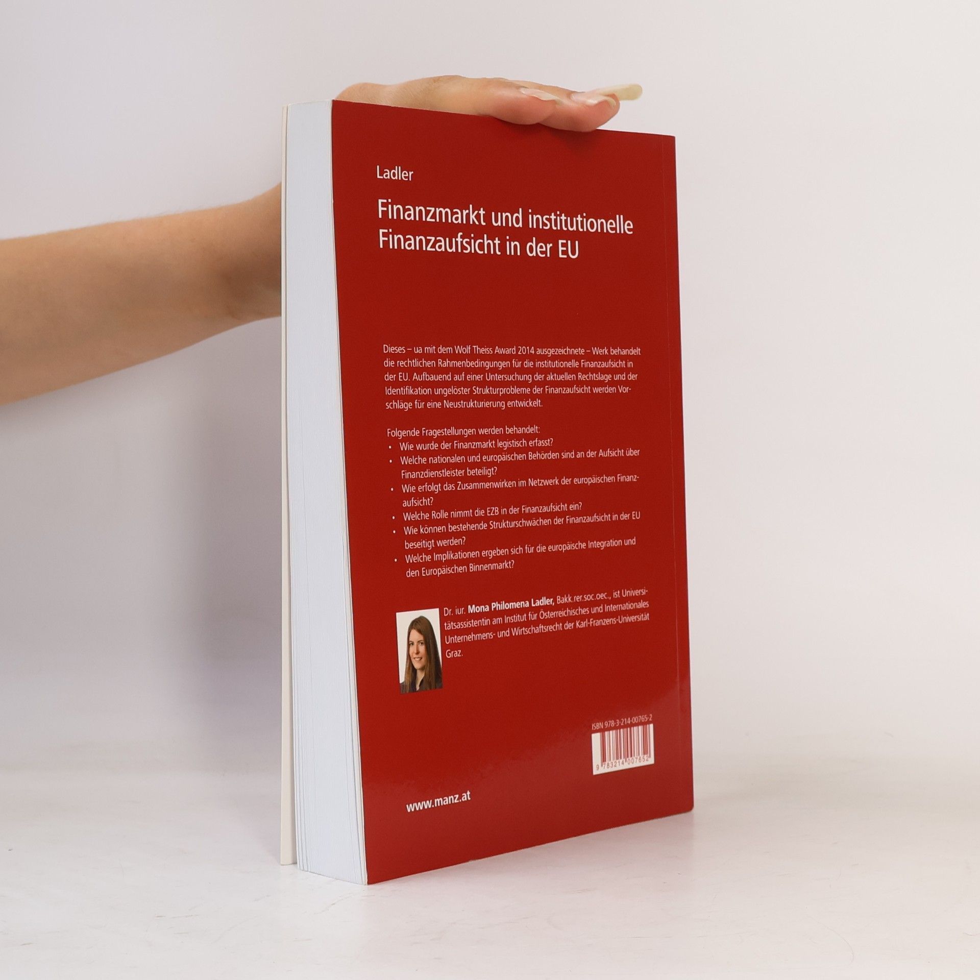 Mona Philomena Ladler Finanzmarkt und institutionelle Finanzaufsicht in der EU