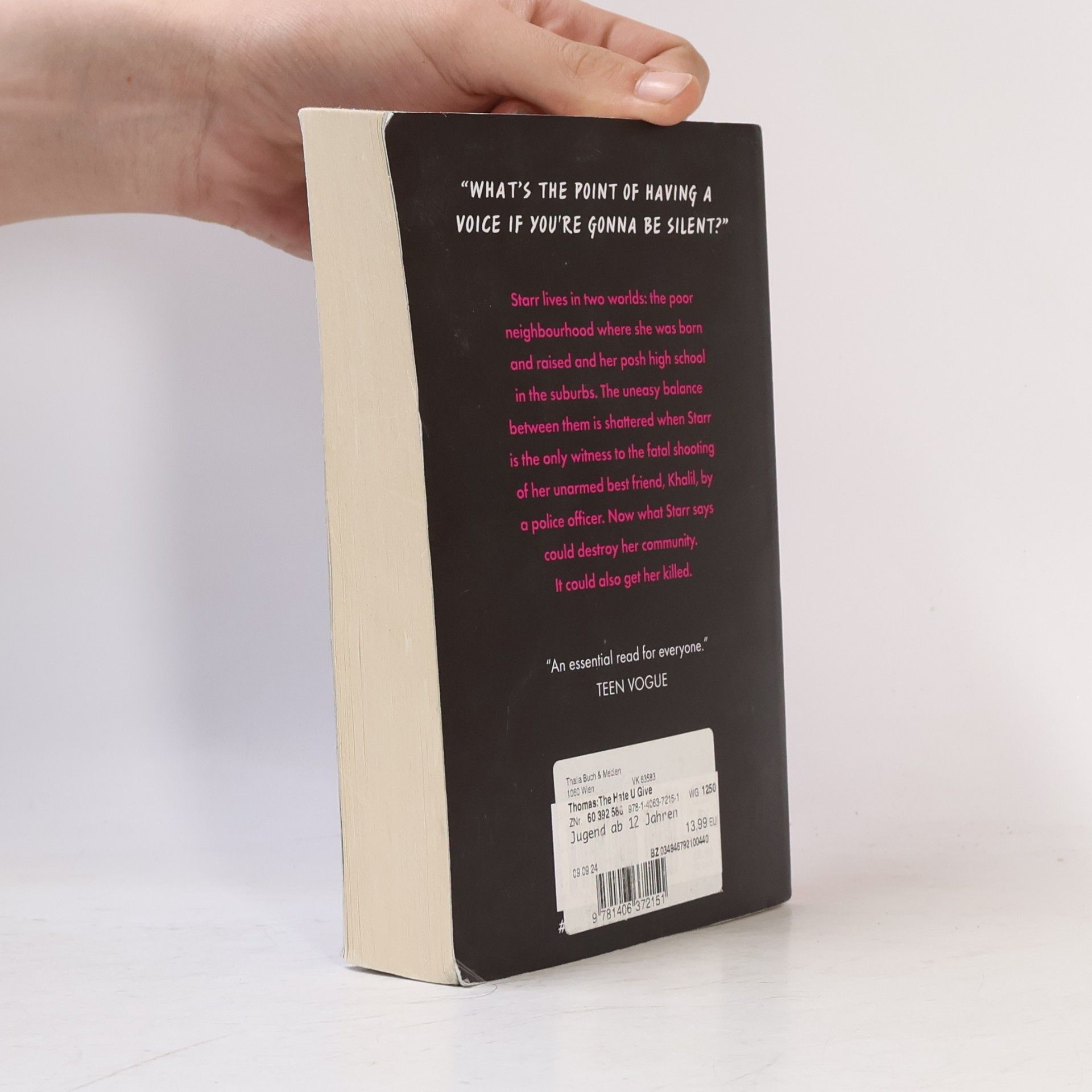 Angie Thomas The Hate U Give