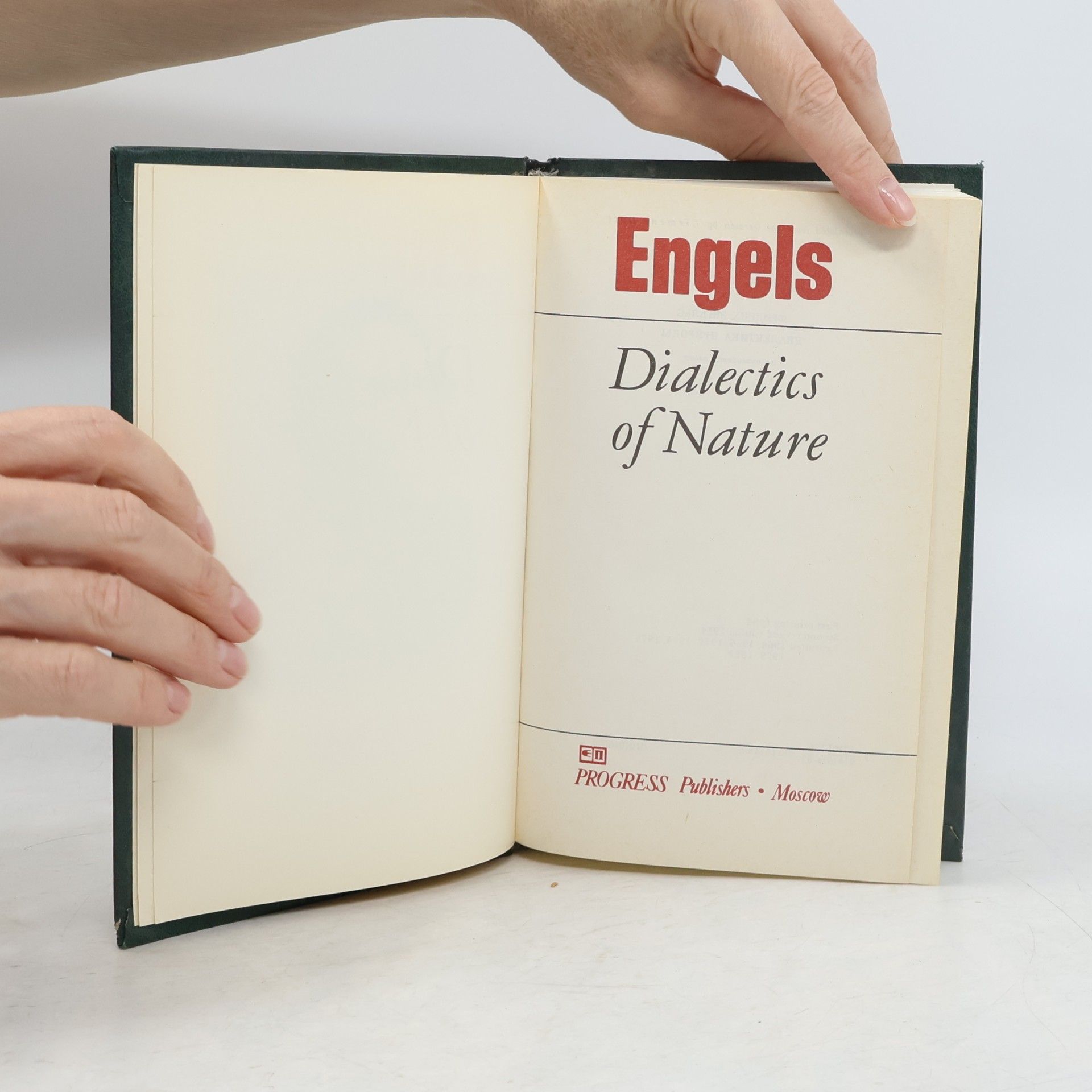 Friedrich Engels Dialectics of Nature