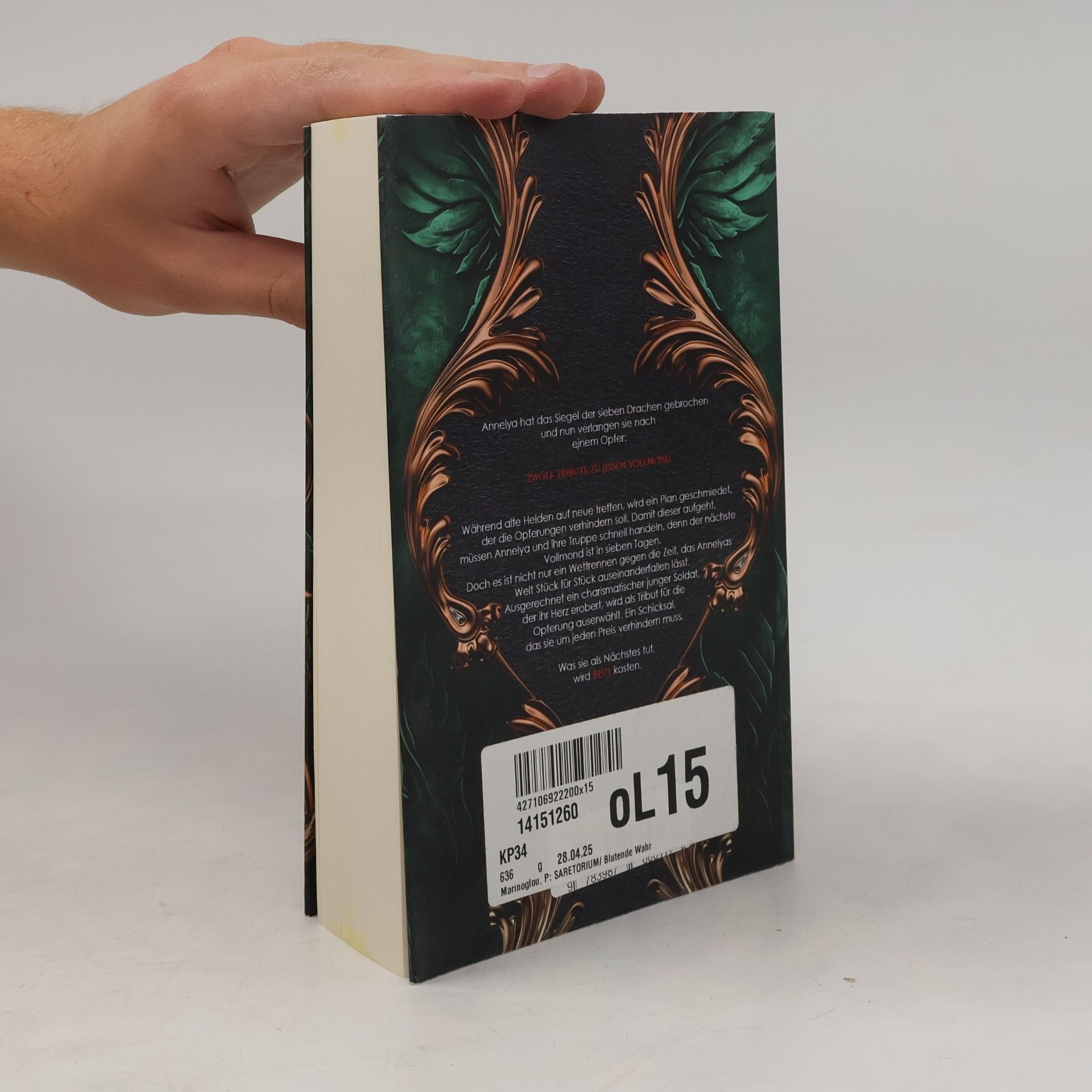 Panagiotis Marinoglou SARETORIUM: Blutende Wahrheit