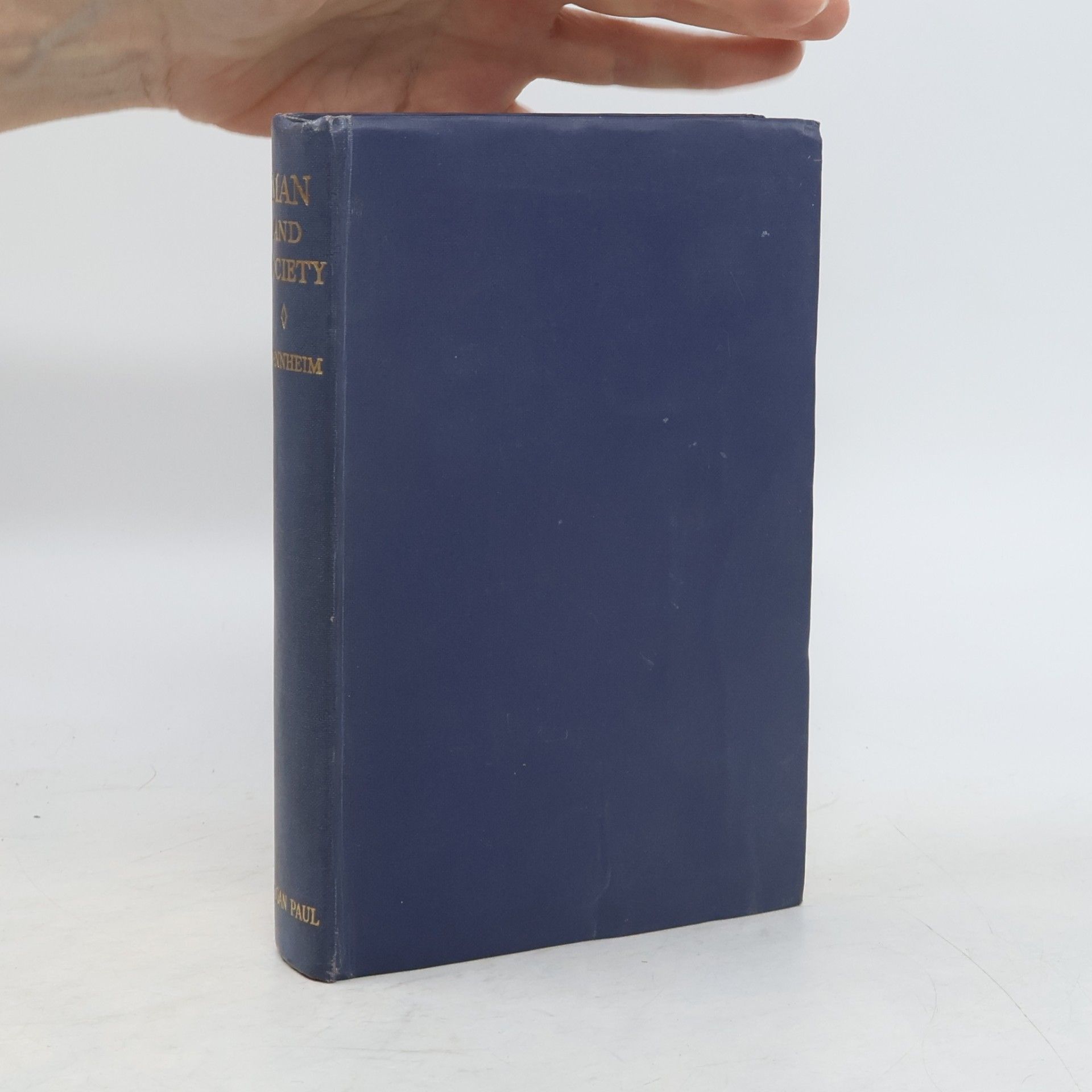 Karl Mannheim Man and Society