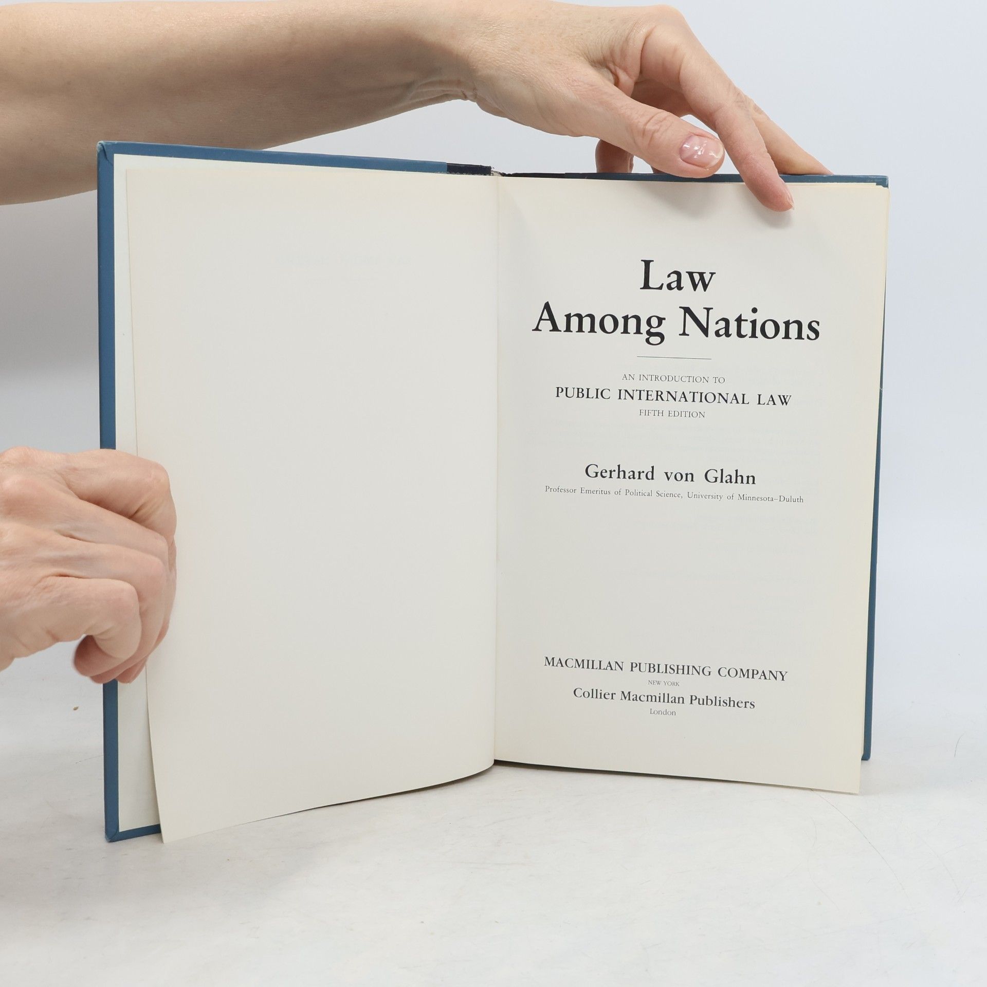 Gerhard von Glahn Law Among Nations