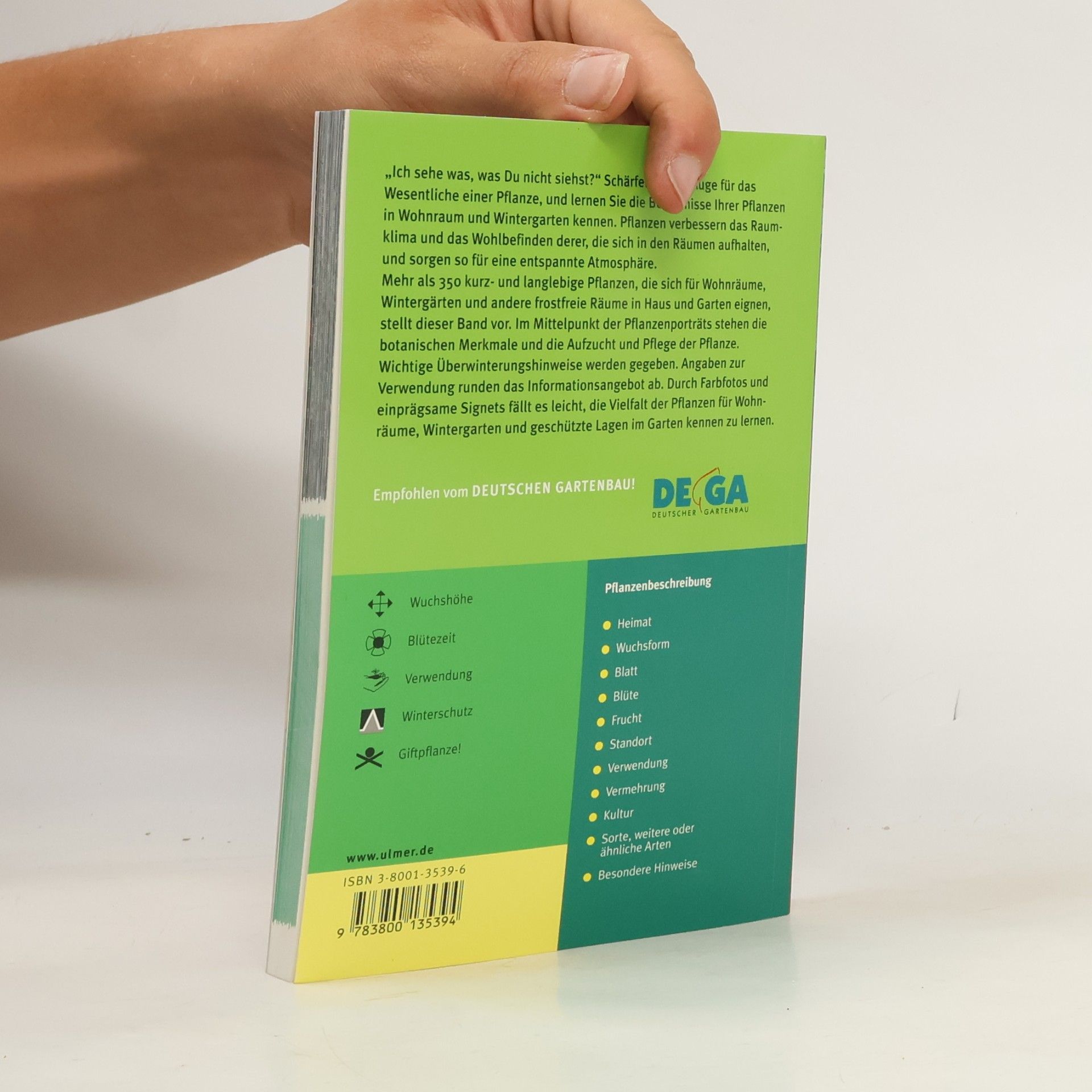 Martin Haberer Taschenatlas Zimmerpflanzen