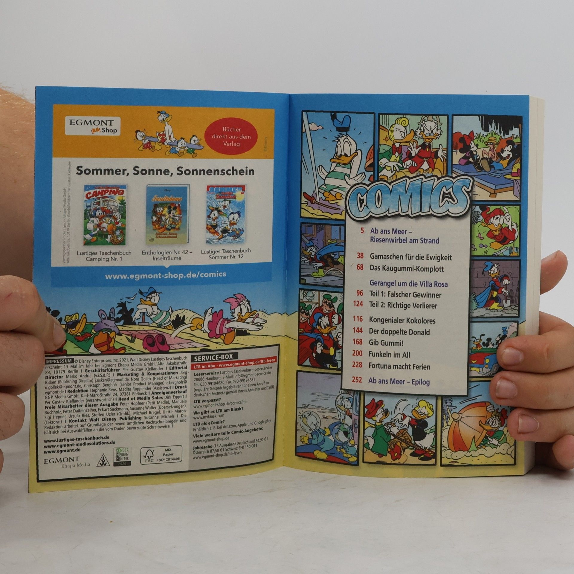 Walt Disney Lustiges Taschenbuch 547. Ab ans Meer