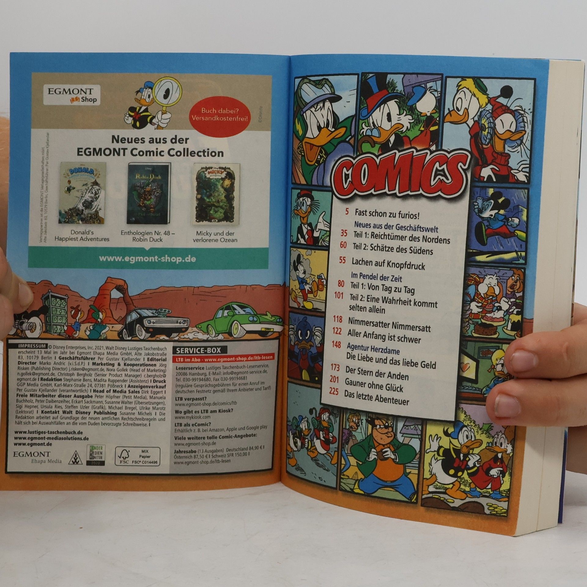 Walt Disney Lustiges Taschenbuch 544. Fast schon zu Furios!