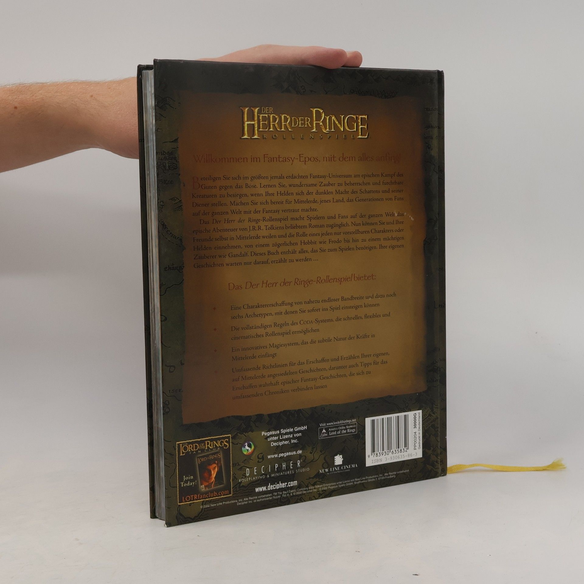 J. R. R. Tolkien Herr der Ringe, Rollenspiel. Grundregelbuch
