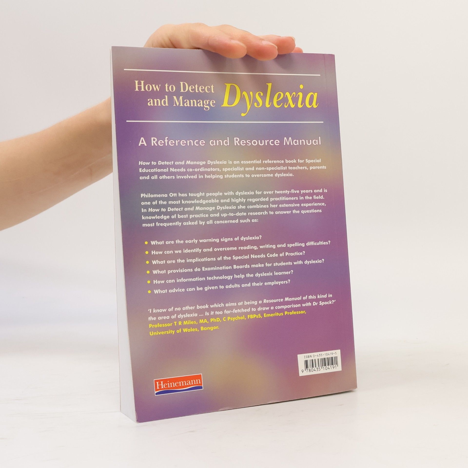 Philomena Ott How to Detect and Manage Dyslexia
