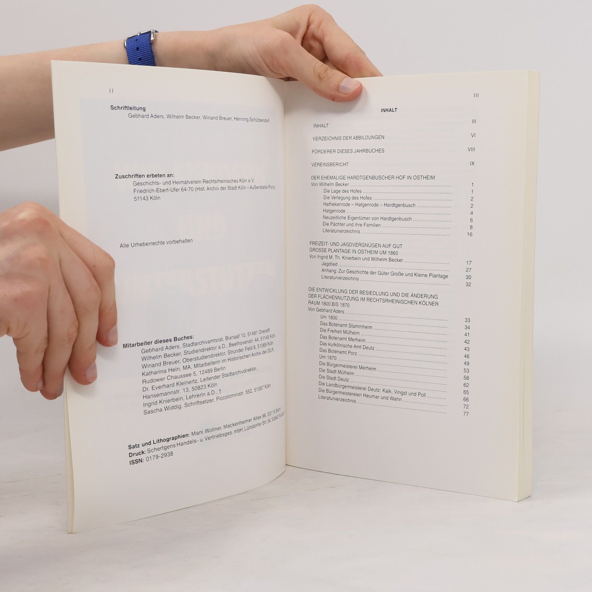 Various authors Rechtsrheinisches Köln : Jahrbuch für Geschichte und Landeskunde, Band 22