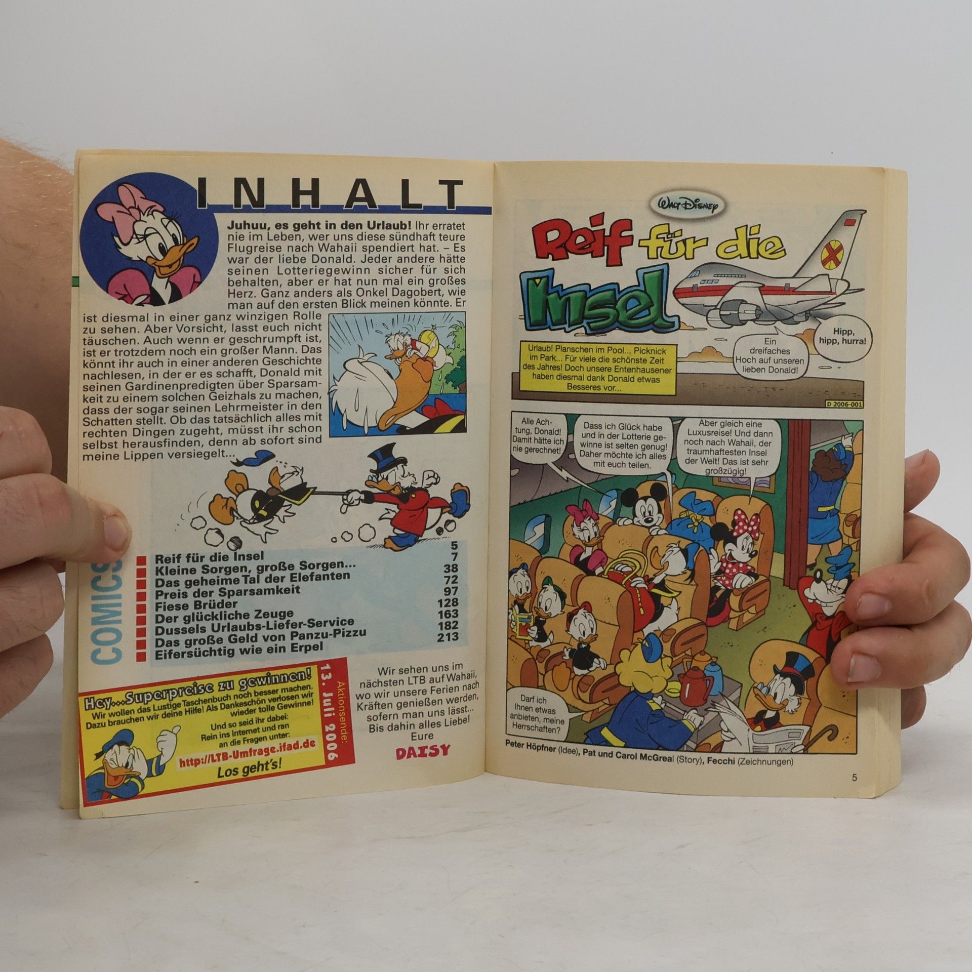 Walt Disney Lustiges Taschenbuch 352. Reif für die Insel
