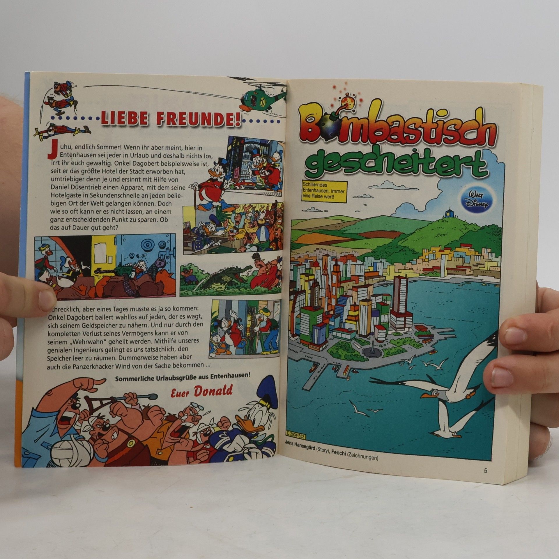 Walt Disney Lustiges Taschenbuch 367. Kopfüber in den Sommer