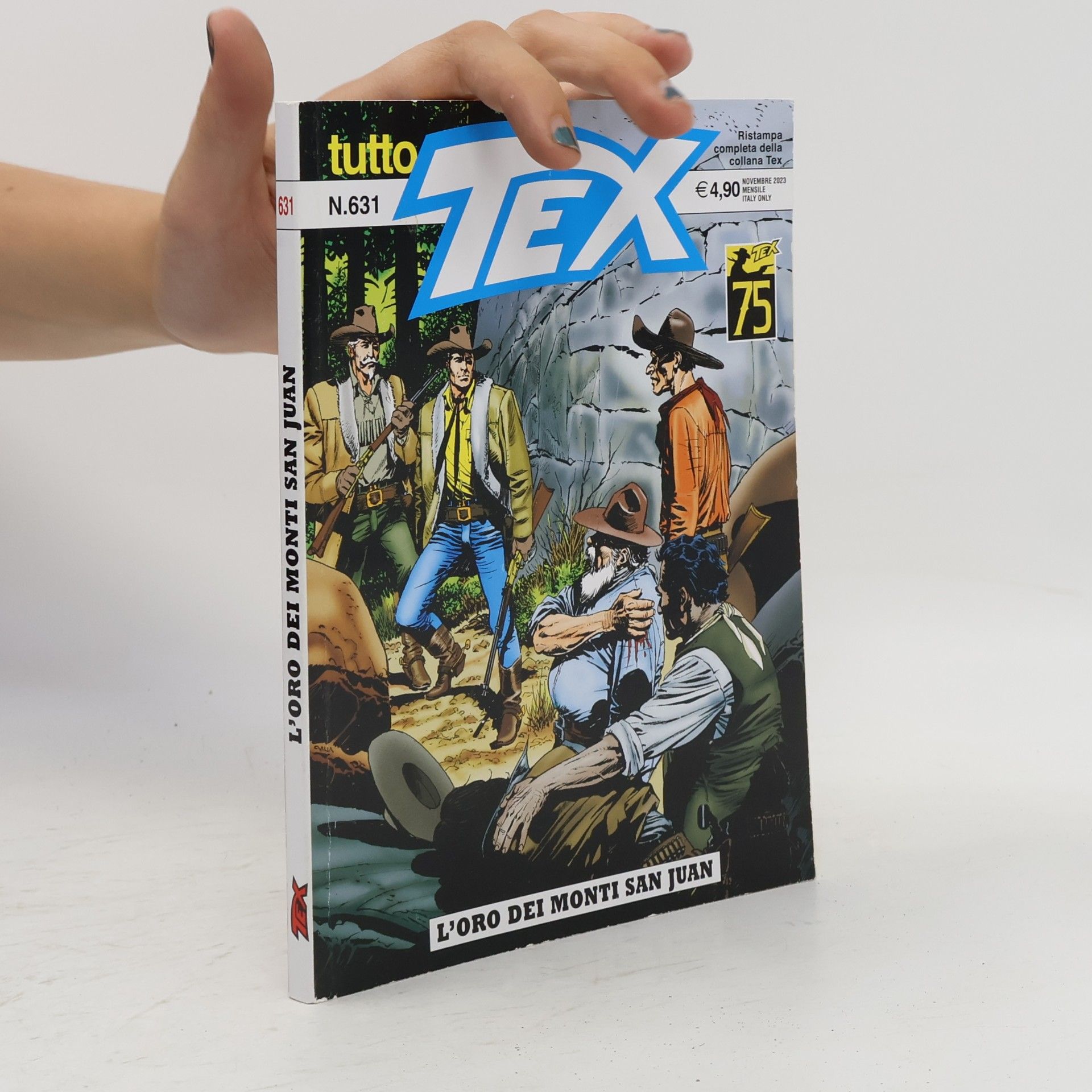 Collectif d'auteurs Tex 631. L’oro dei monti San Juan