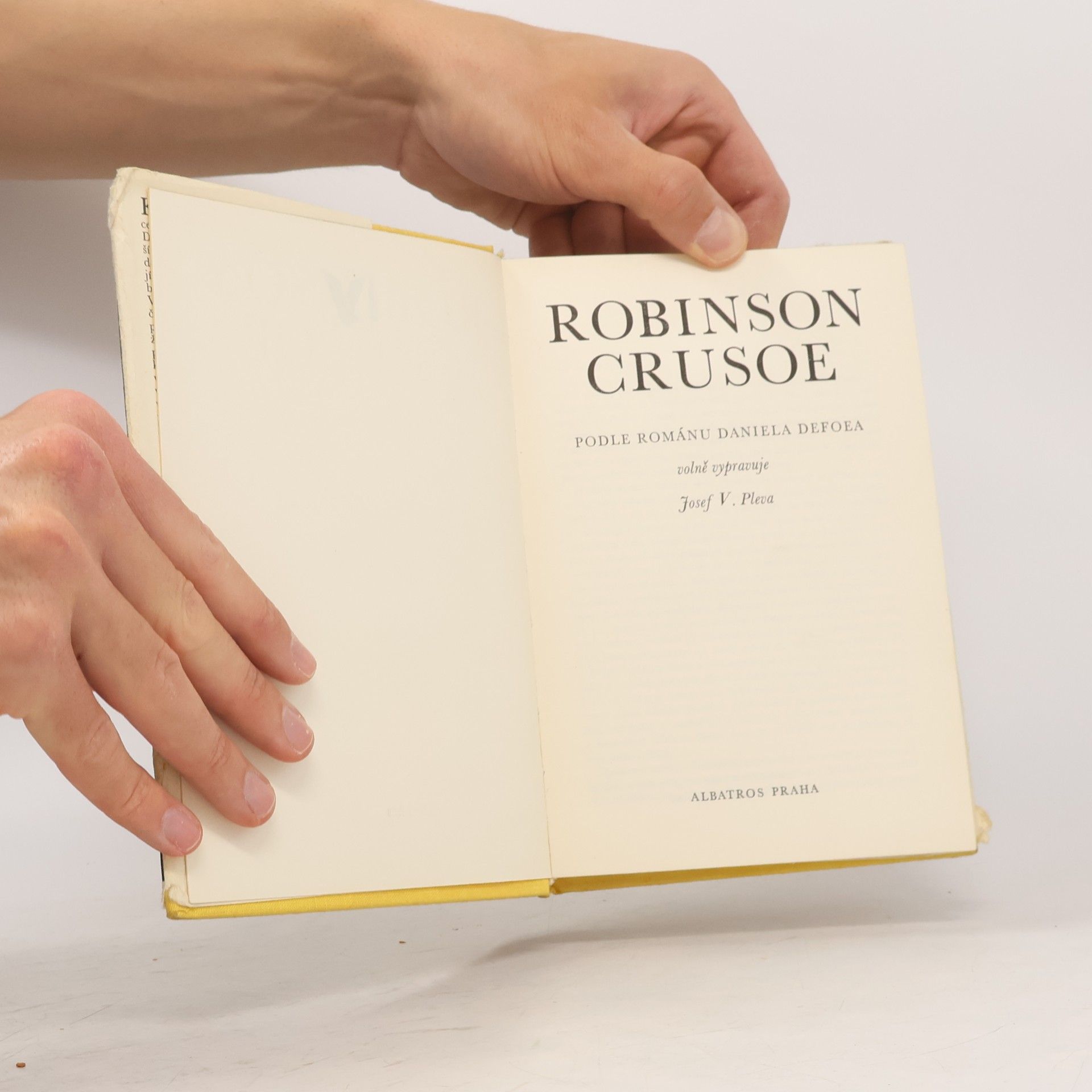 Josef Věromír Pleva Robinson Crusoe