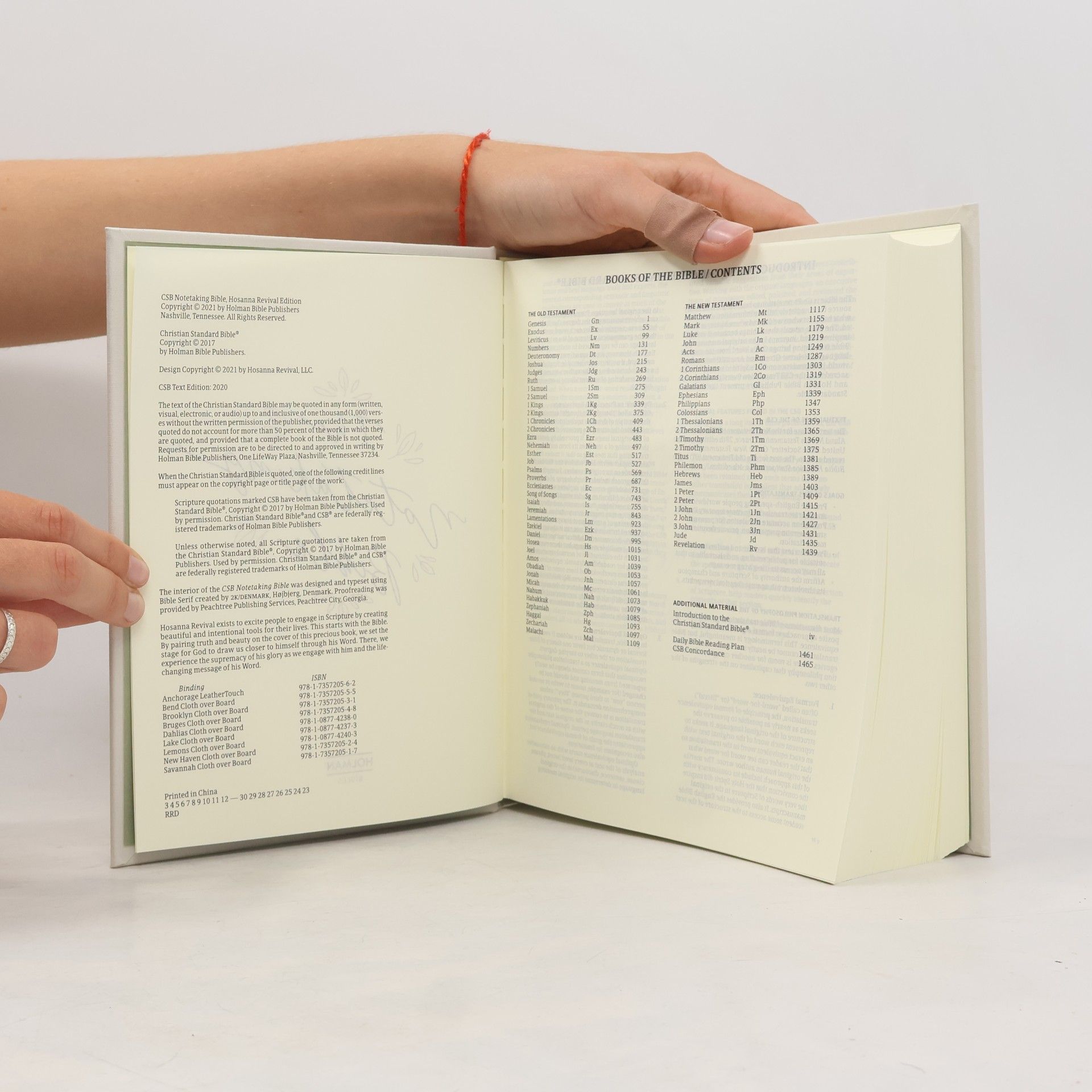 Various authors CSB Notetaking Bible