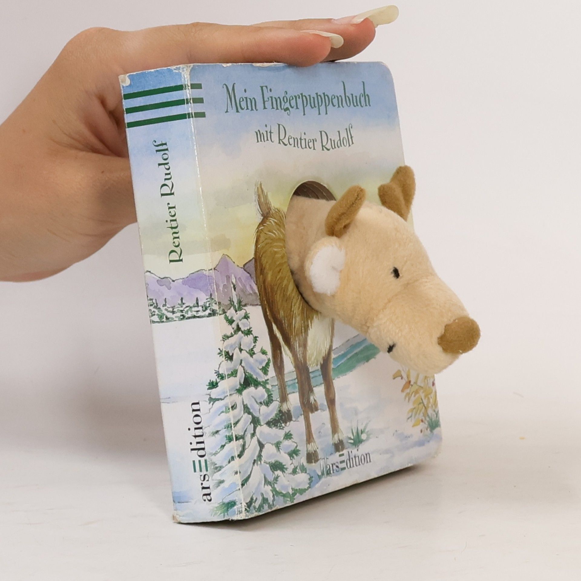 Andrea Gerlich Mein Fingerpuppenbuch mit Rentier Rudolf