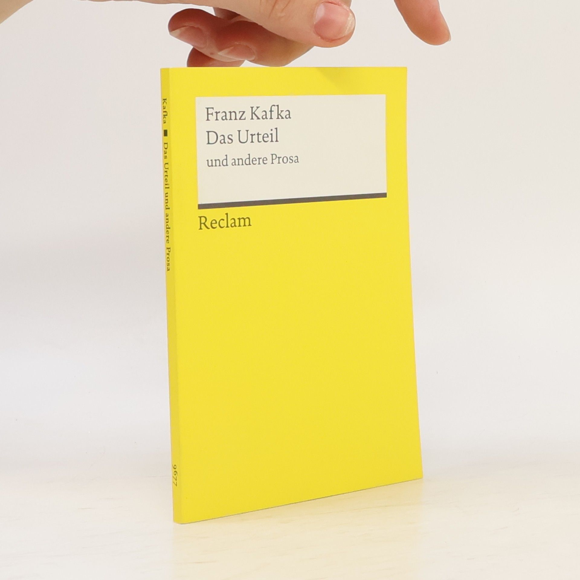 Das Urteil Das Urteil und andere Prosa