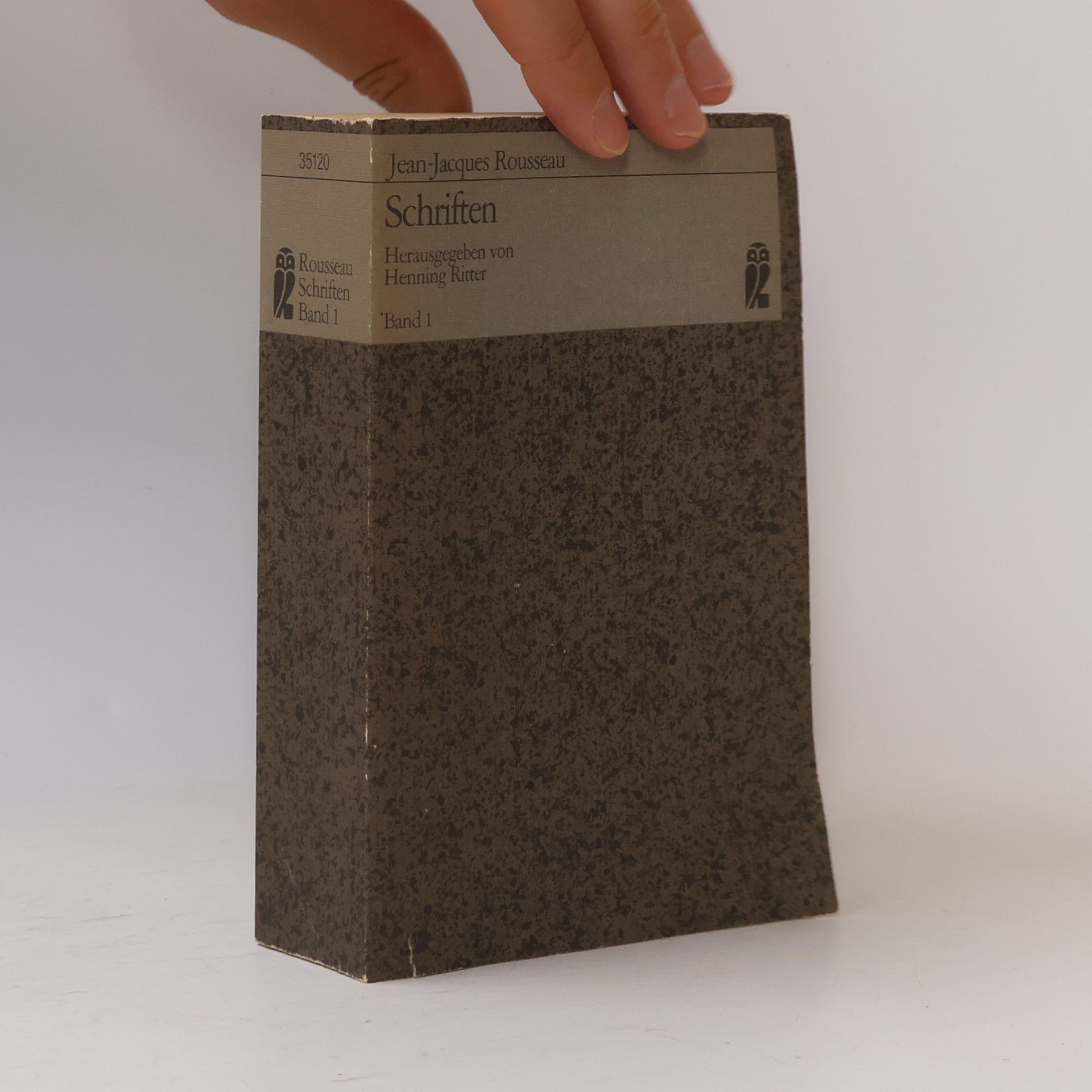 Henning Ritter Rousseau Schriften - 1: Schriften