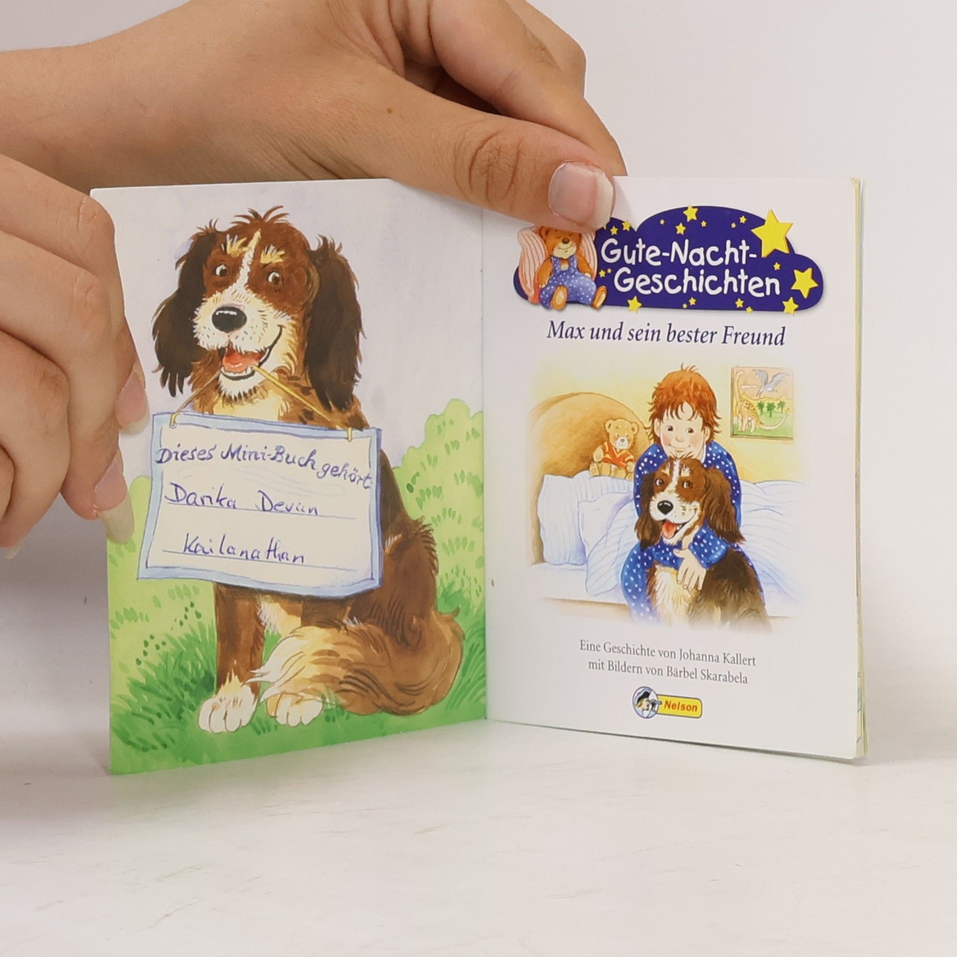 Nelson Mini-Bücher: Gute-Nacht-Geschichten 1-4: Anna ist nicht allein / Bennis Traumauto / Max und sein bester Freund / Gute Nacht, kleines Kätzchen