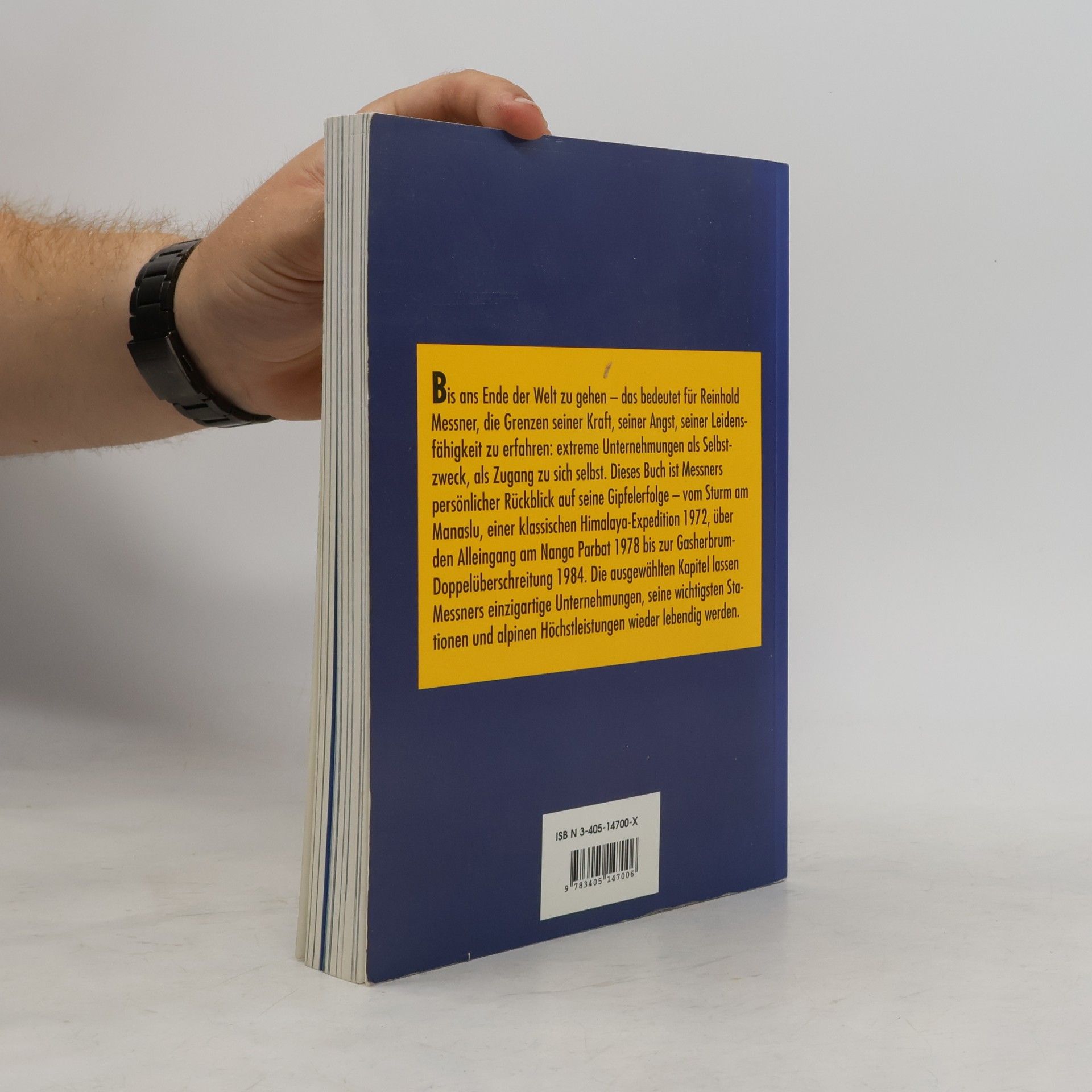 Reinhold Messner Bis ans Ende der Welt