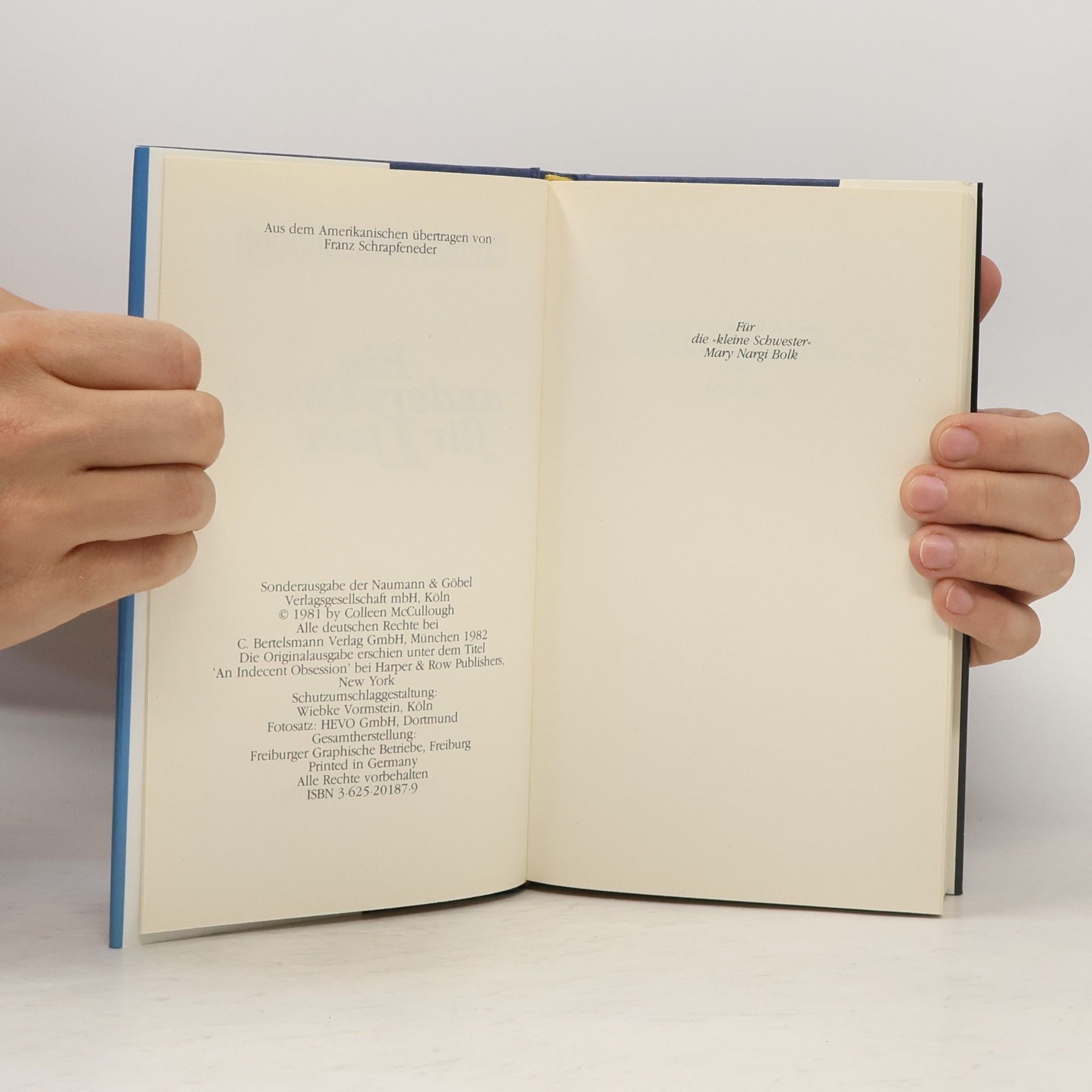 Colleen McCullough Ein anderes Wort für Liebe