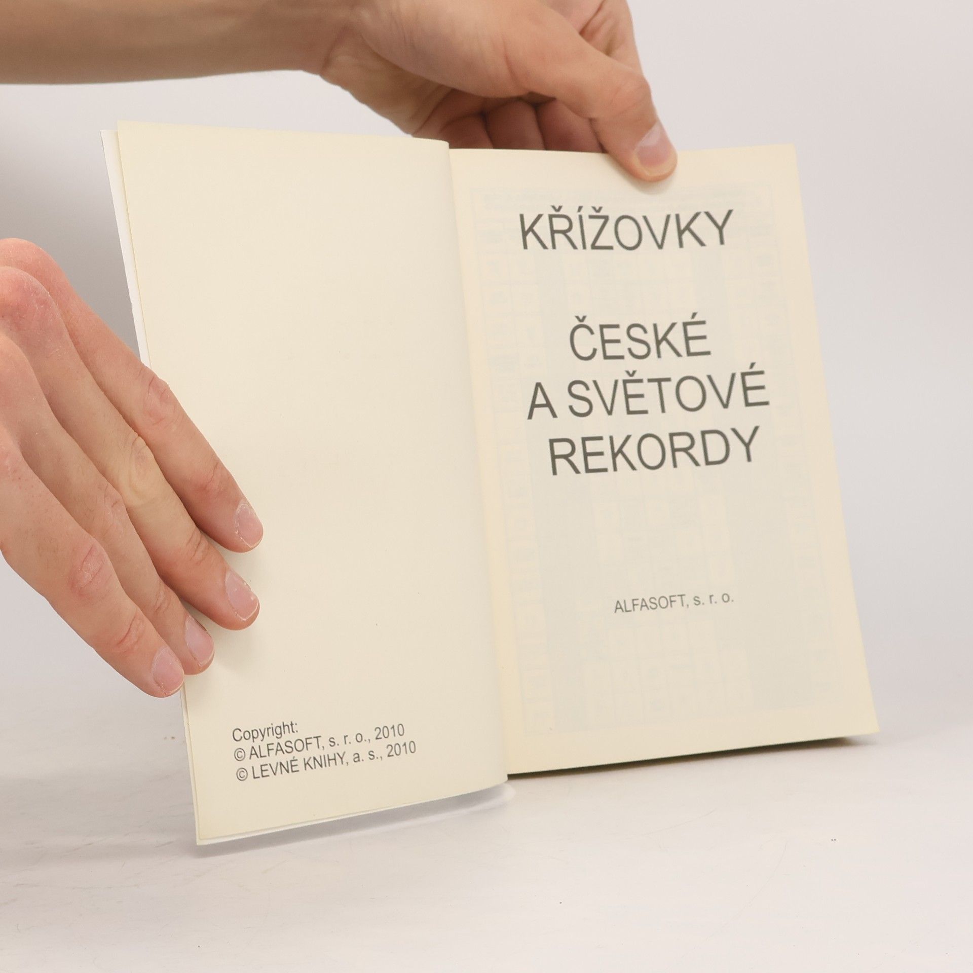 Various authors Křížovky. Rekordy