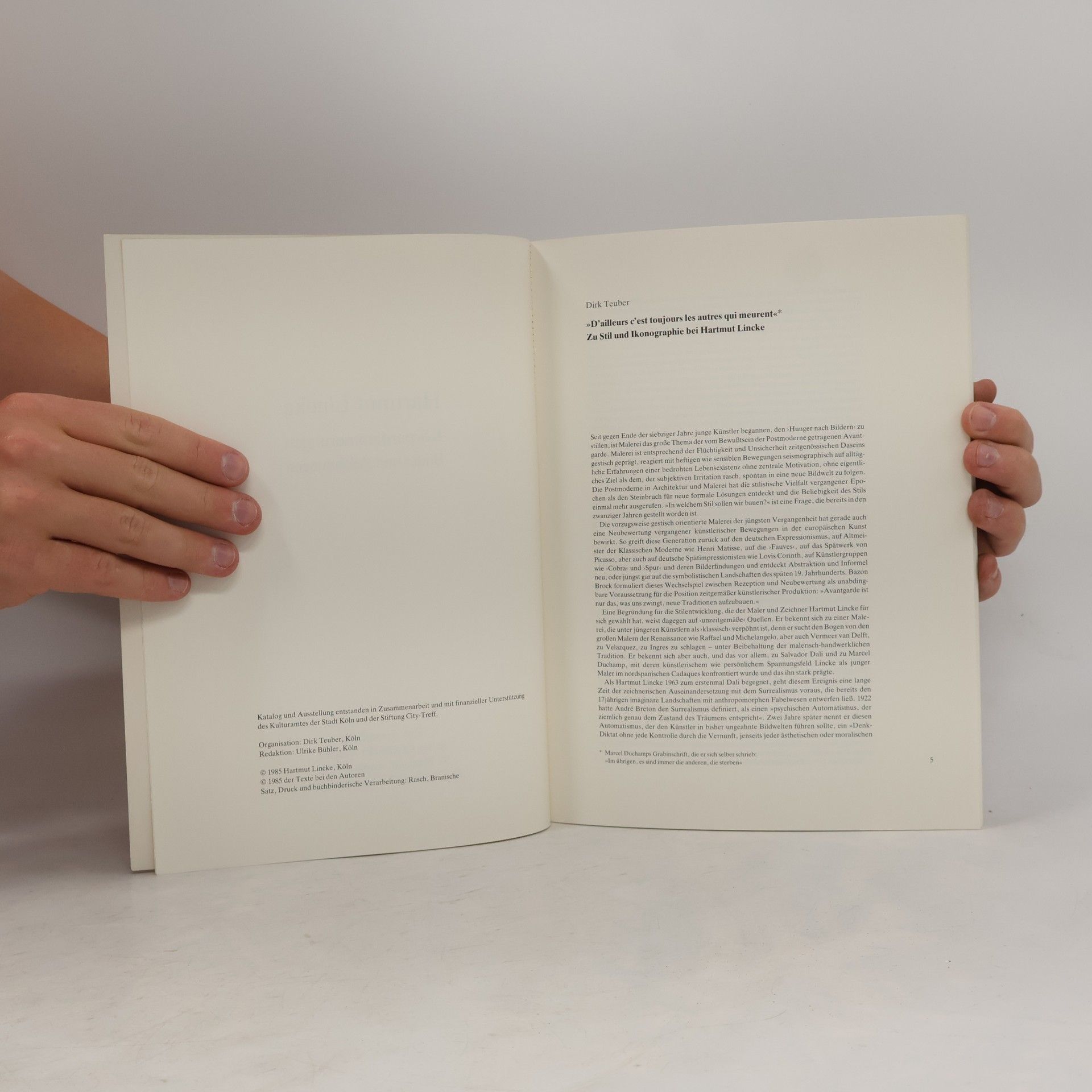 Hartmut Lincke Hartmut Lincke. Körperdämmerungen Bilder und Zeichnungen