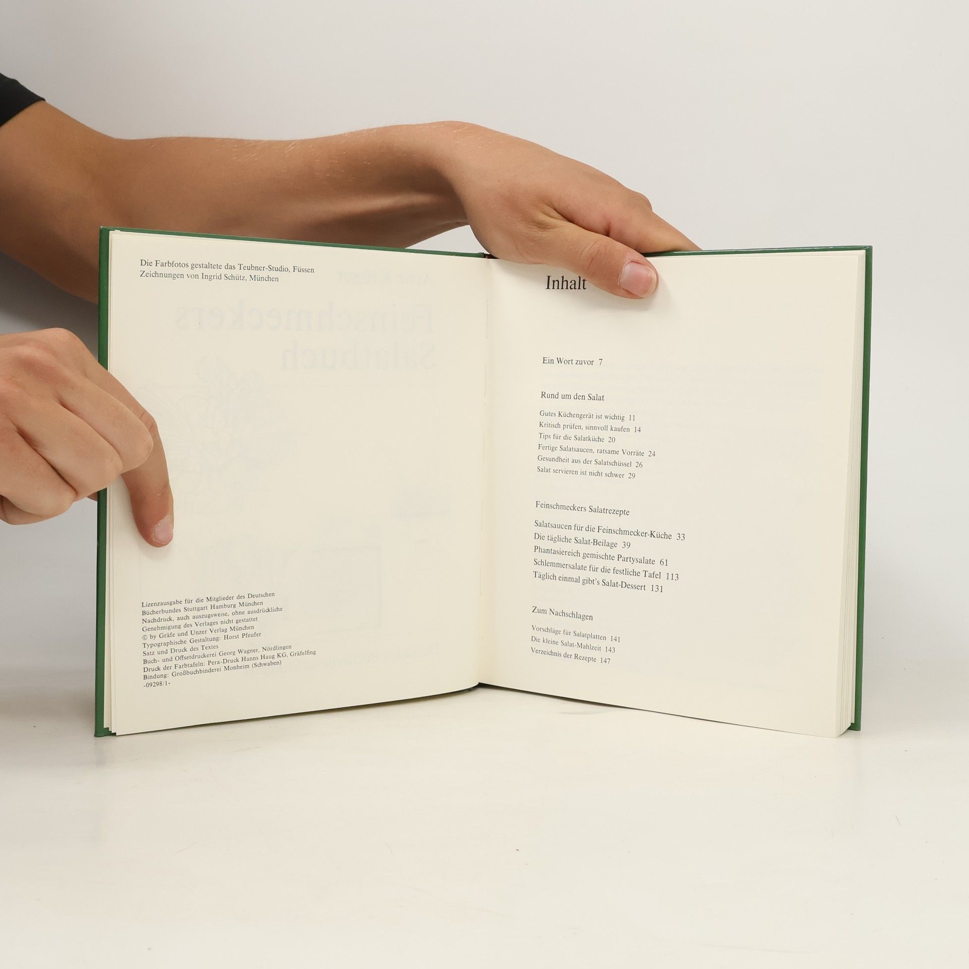 Arne Krüger Feinschmeckers Salatbuch