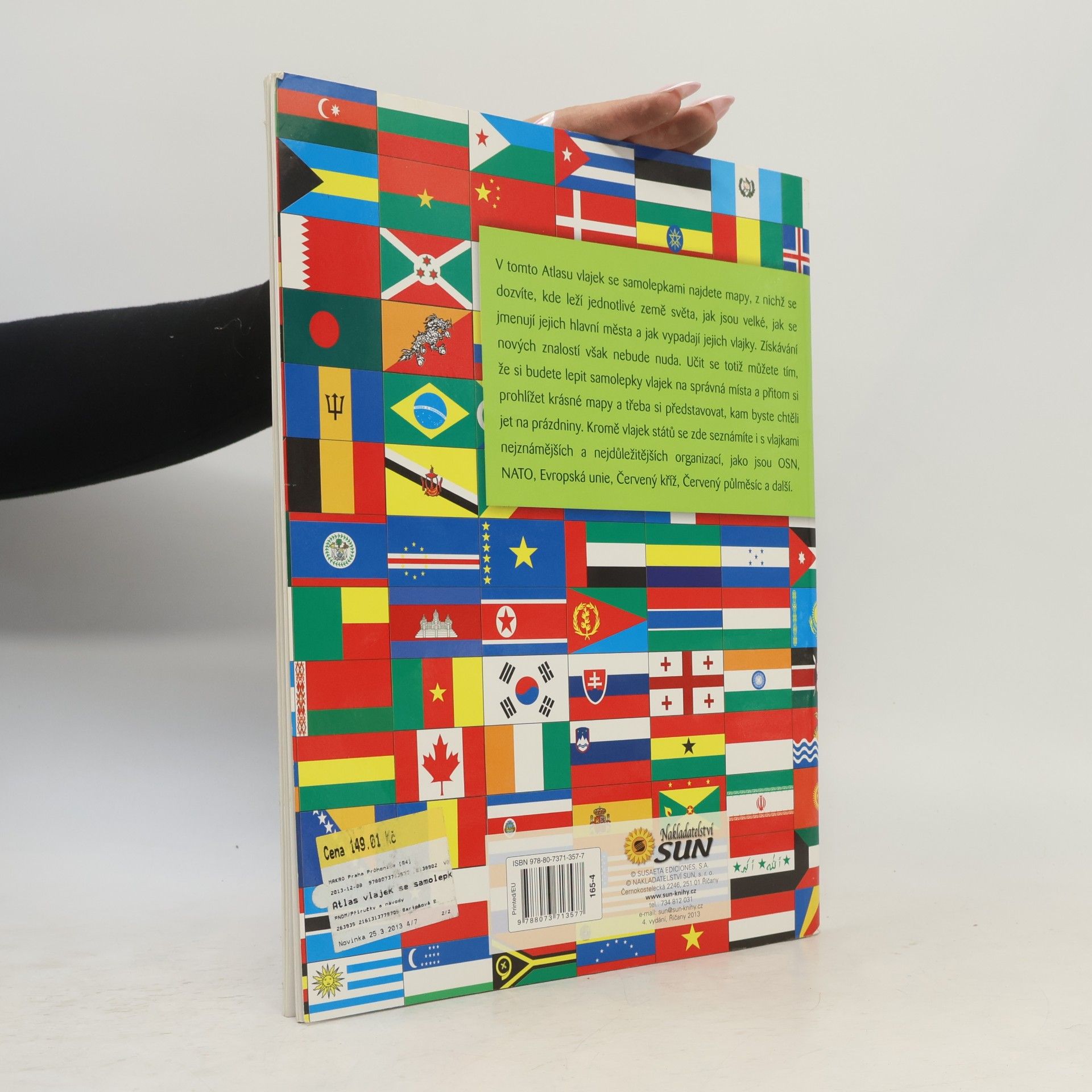 Various authors Atlas vlajek se samolepkami