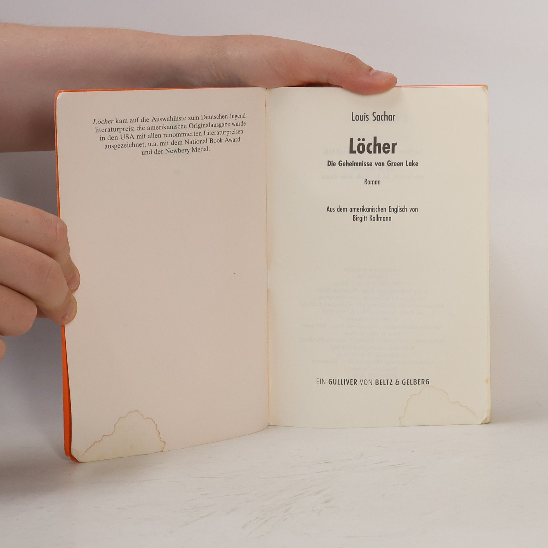 Louis Sachar Löcher