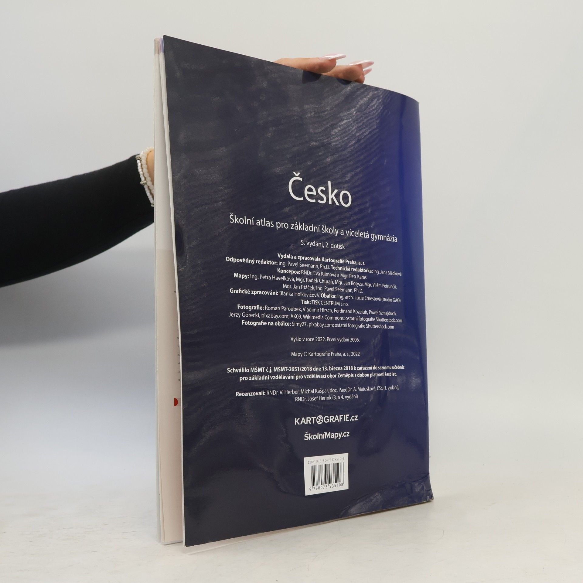 Collectif d'auteurs Česko: školní atlas pro základní školy a víceletá gymnázia