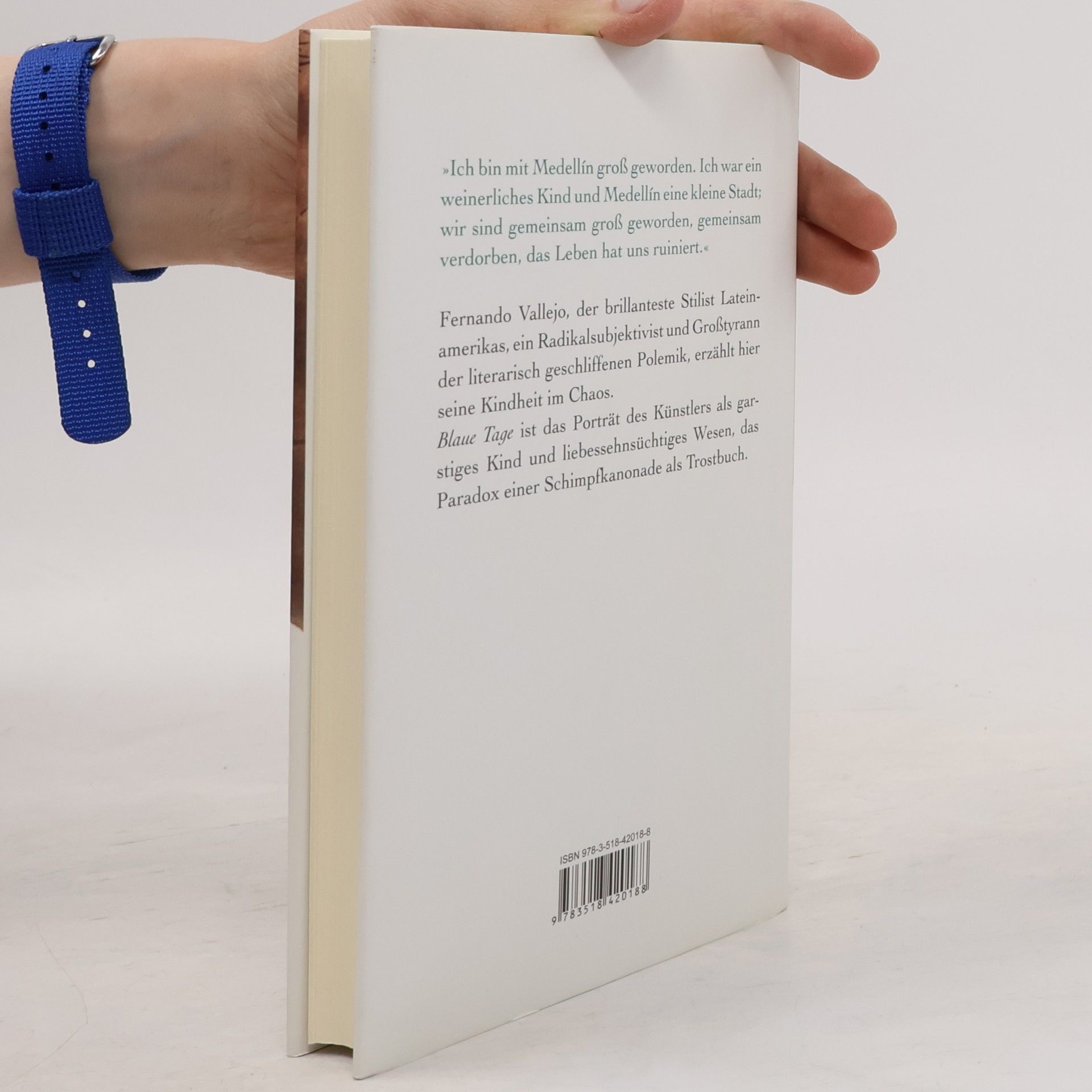 Fernando Vallejo Blaue Tage