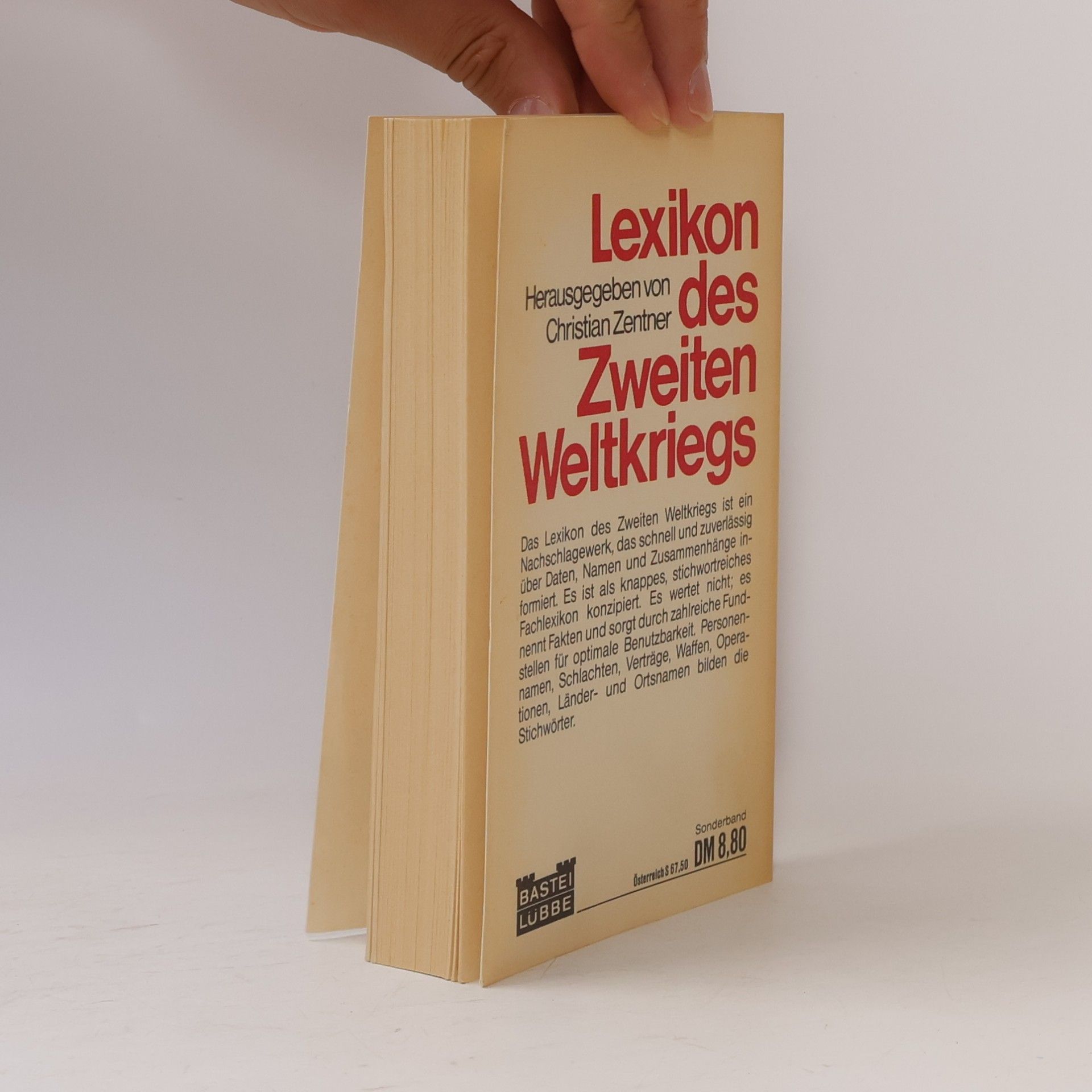 Christian Zentner Lexikon des Zweiten Weltkriegs