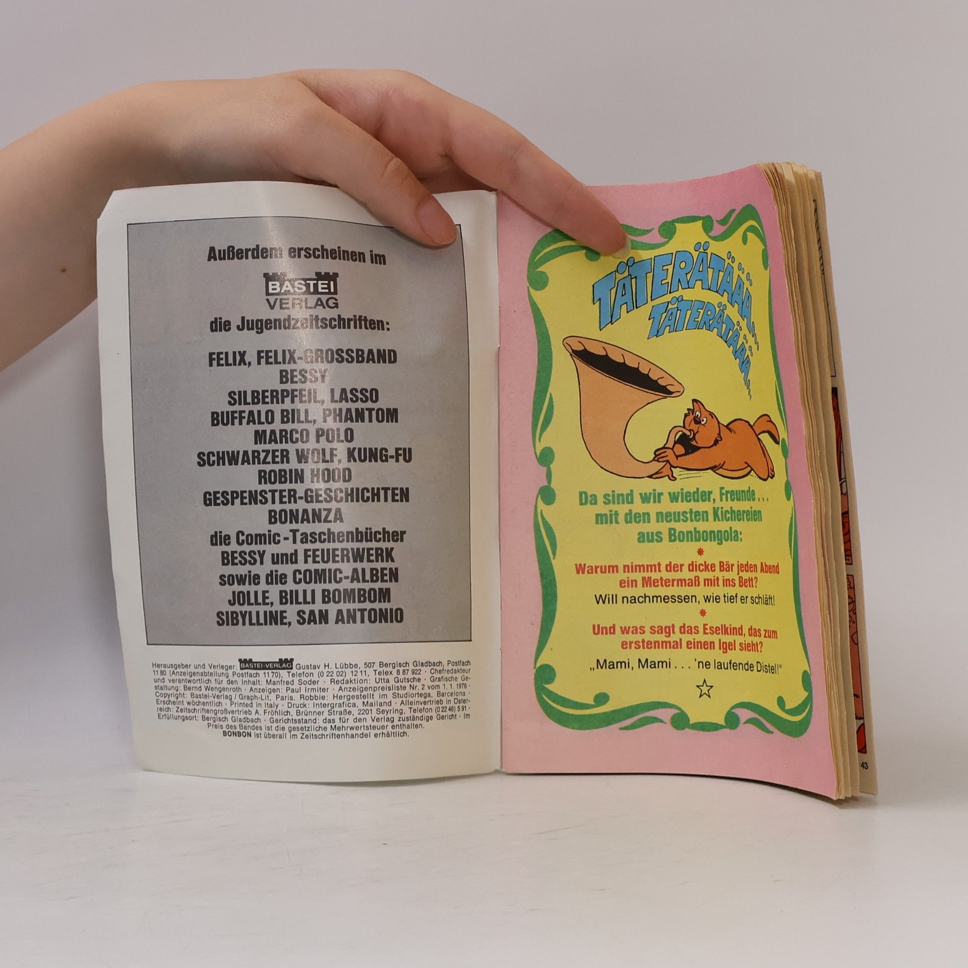 Autorenkollektiv Bonbon Das fröhliche Taschenheft