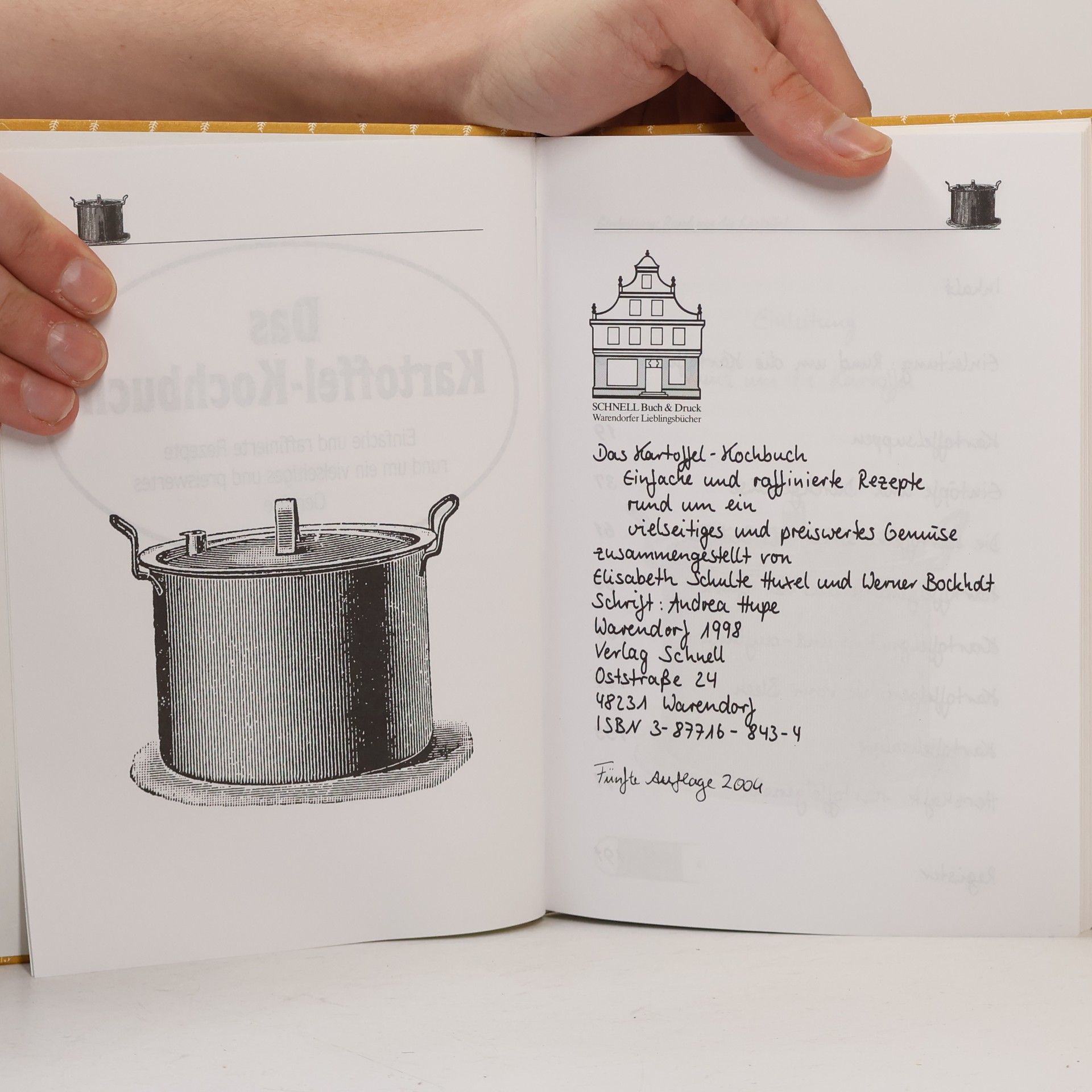 Elisabeth Schulte Huxel Das Kartoffel-Kochbuch