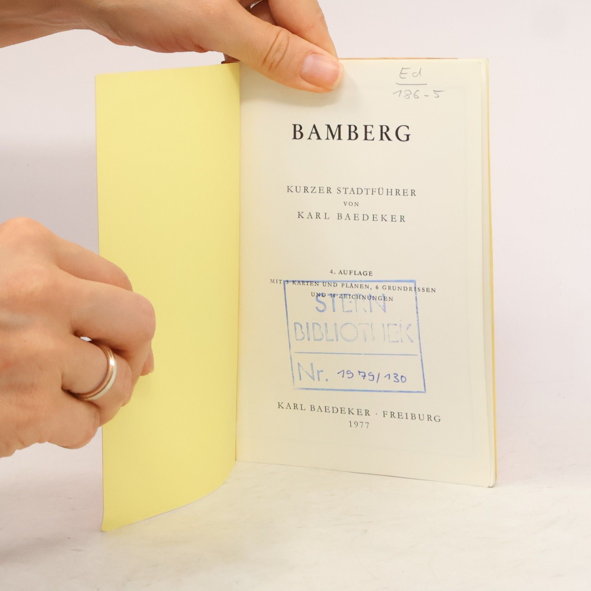 Kurzer Stadtführer Baedekers Bamberg
