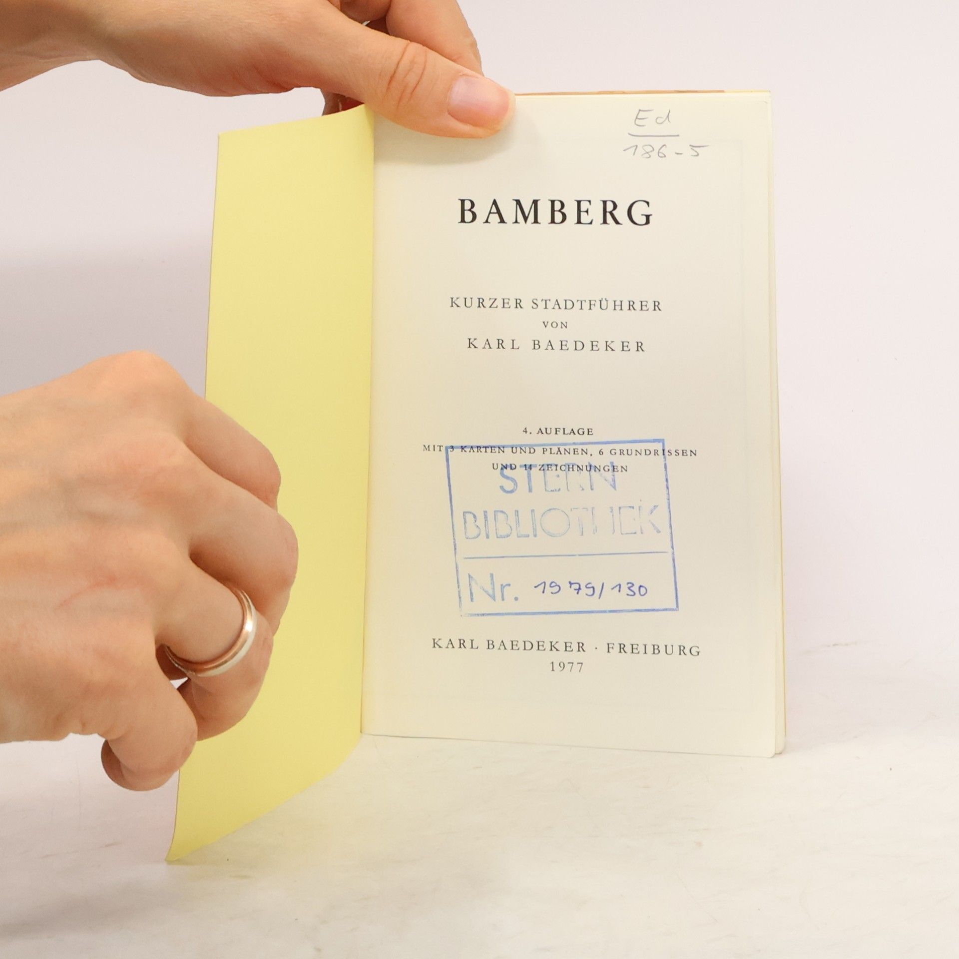 Kurzer Stadtführer Baedekers Bamberg