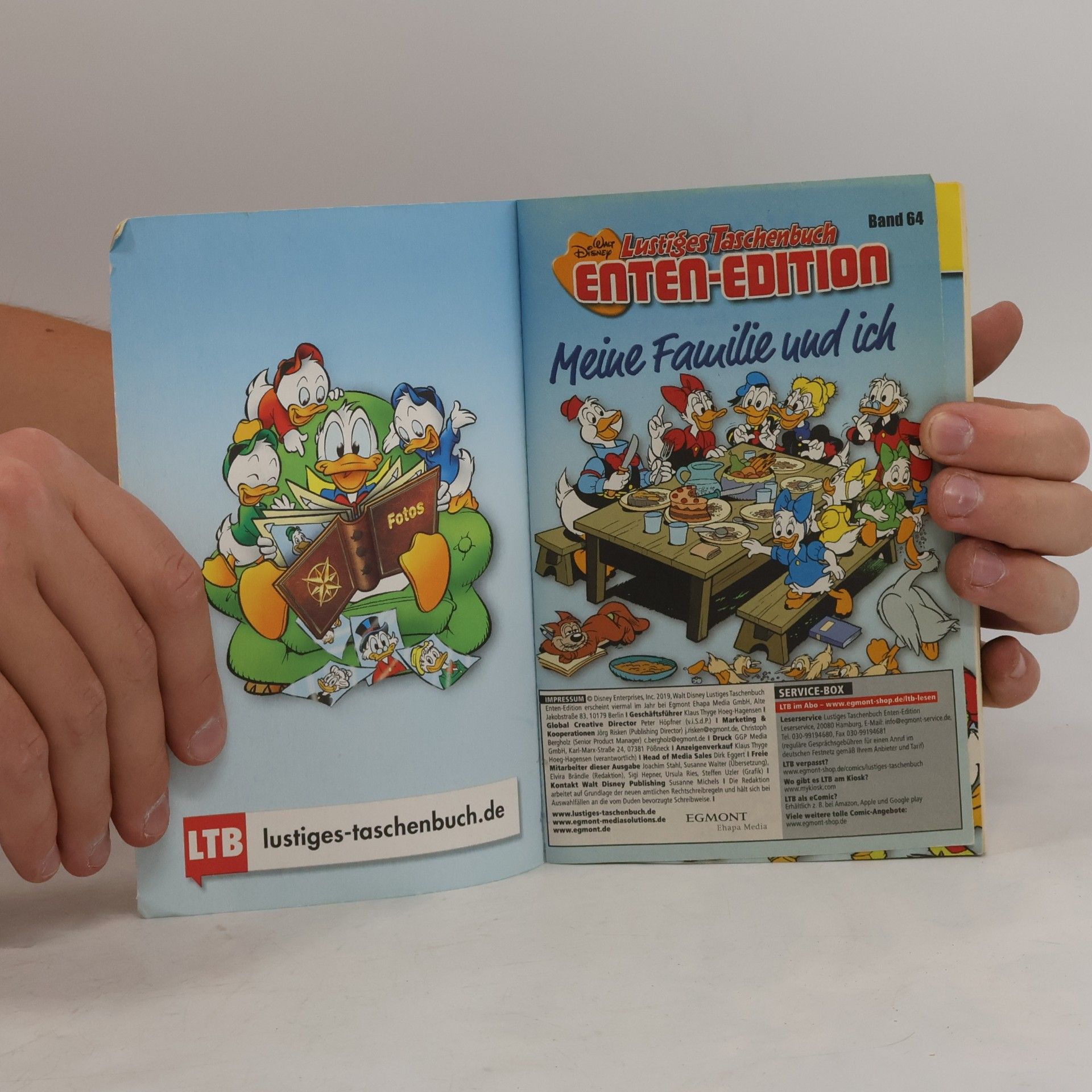 Kolektiv autorů Lustiges Tachenbuch Enten-Edition 64. Maine Familie und ich