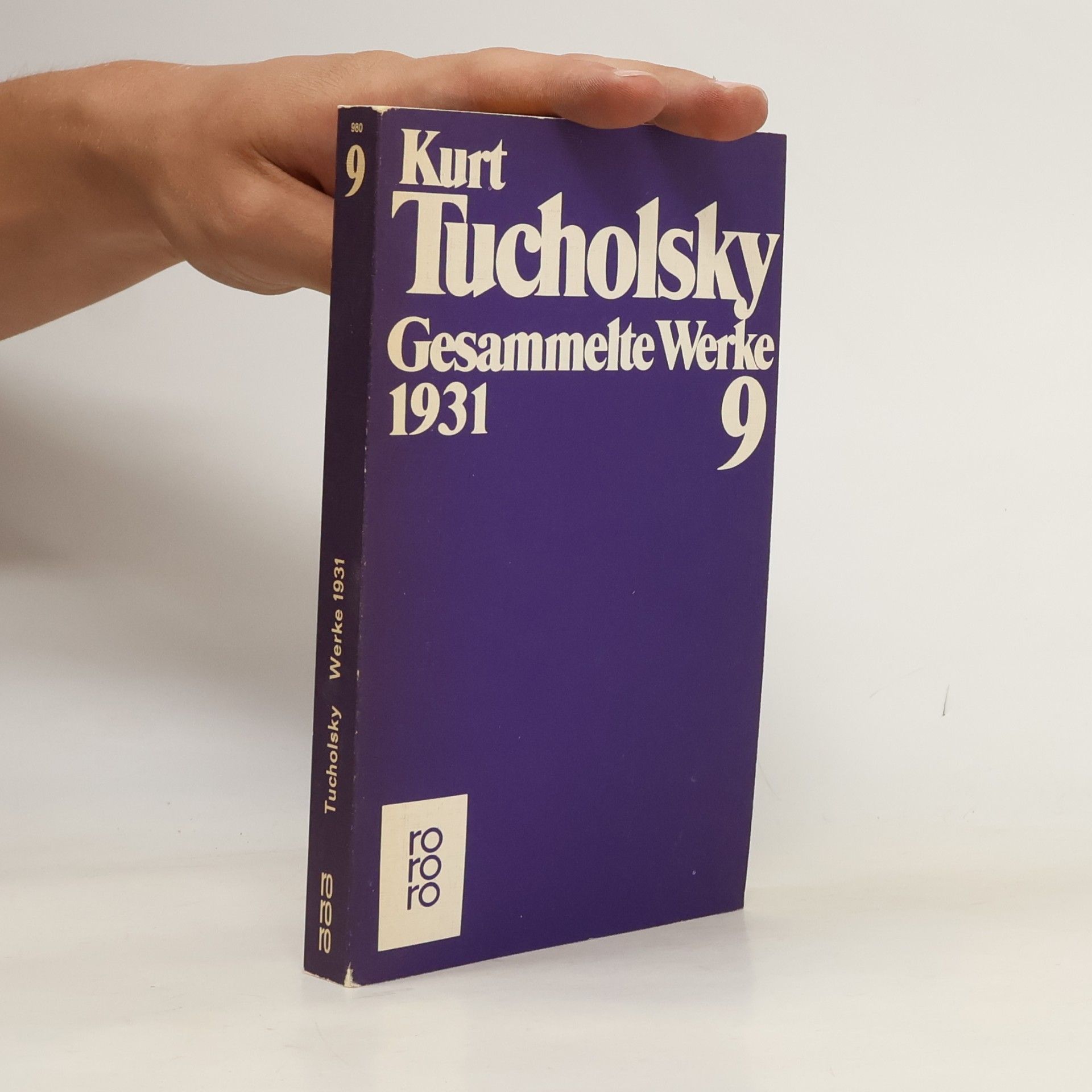 Kurt Tucholsky Gesammelte Werke VIIII. 1931.